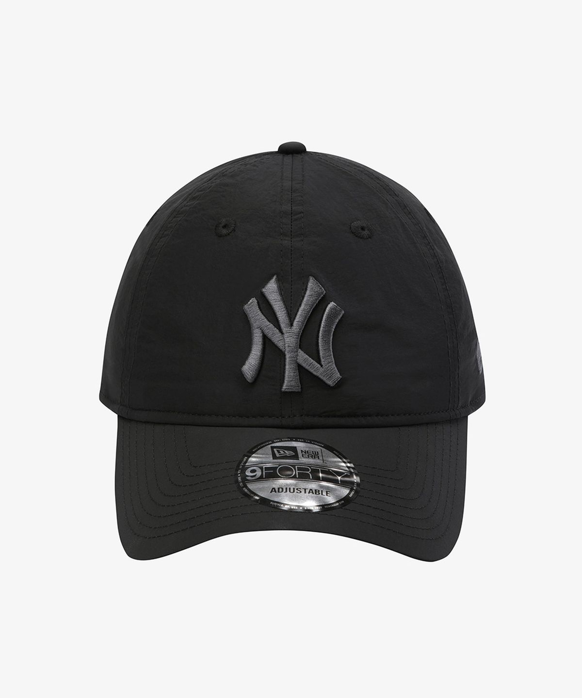 뉴에라(NEW ERA) MLB 뉴욕 양키스 나일론 메탈 26 언스트럭쳐 볼캡 블랙 15132552