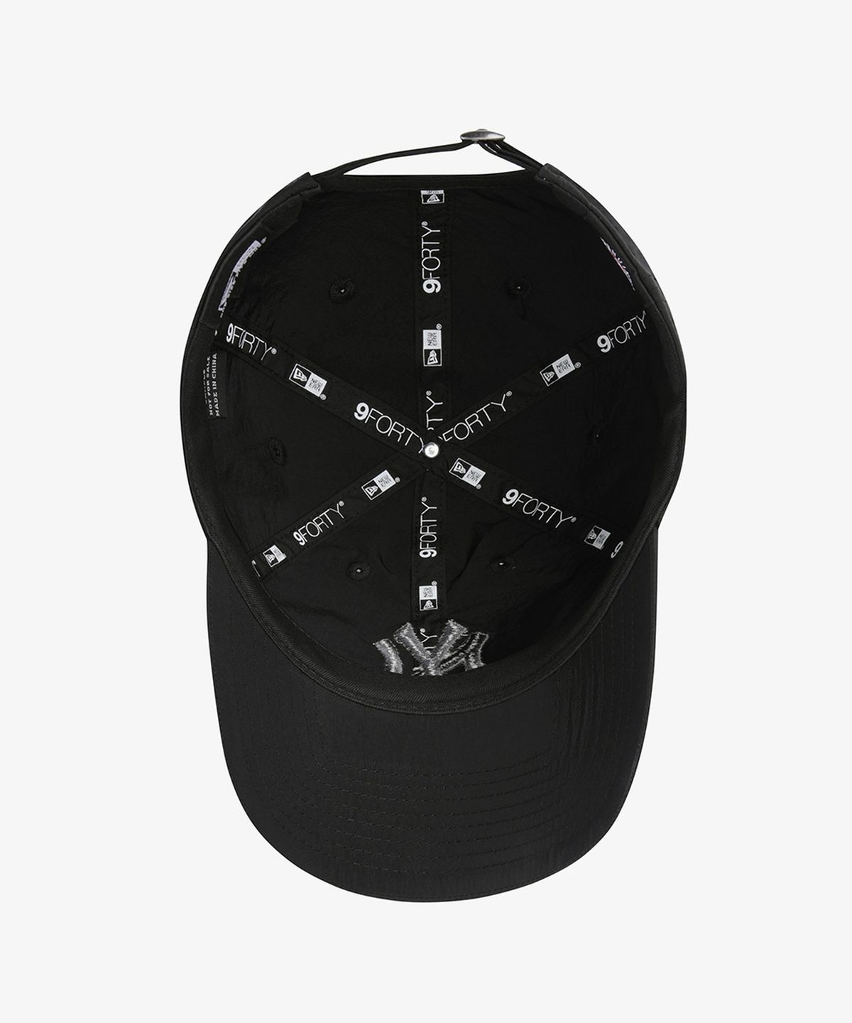뉴에라(NEW ERA) MLB 뉴욕 양키스 나일론 메탈 26 언스트럭쳐 볼캡 블랙 15132552