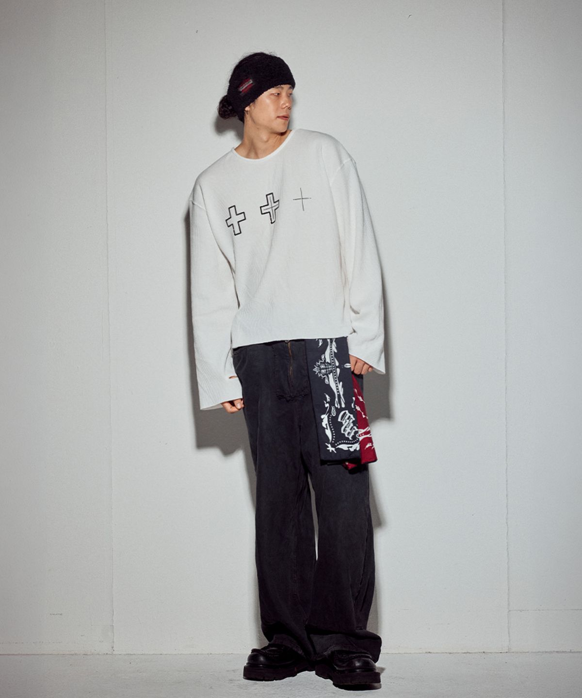 뭉(MWOONG) Cross heavy waffle LS-IV