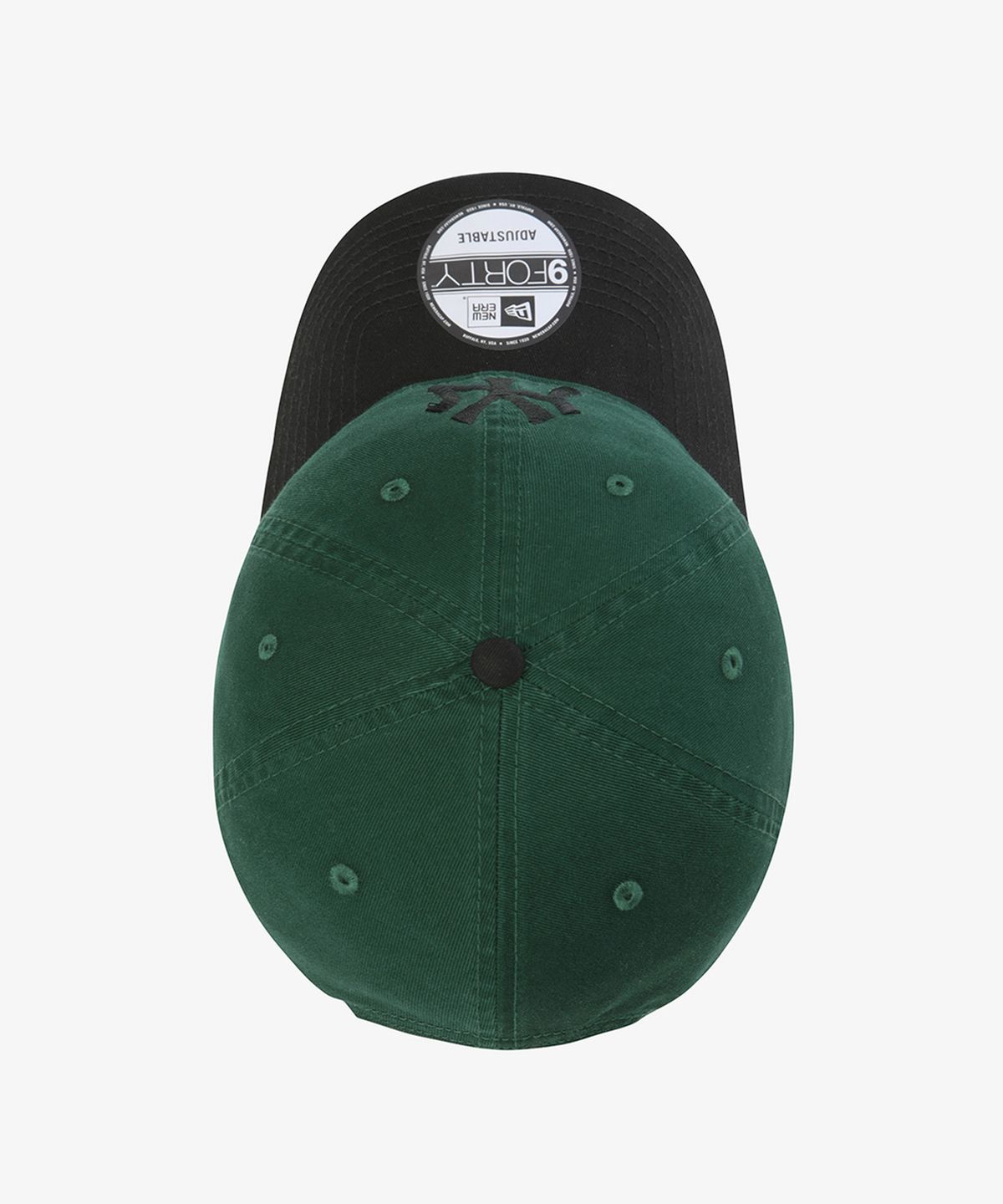 뉴에라(NEW ERA) MLB 뉴욕 양키스 베이직 톤 언스트럭쳐 볼캡 다크 그린 15216768