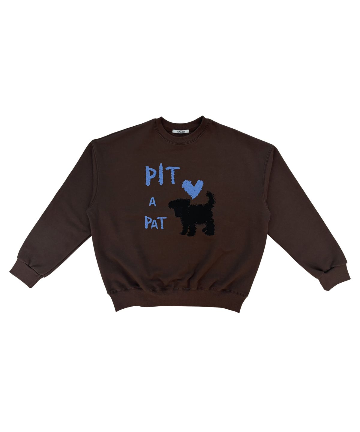 리엔드코(RIANDCO) PIT A PAT SWEATSHIRT_BROWN