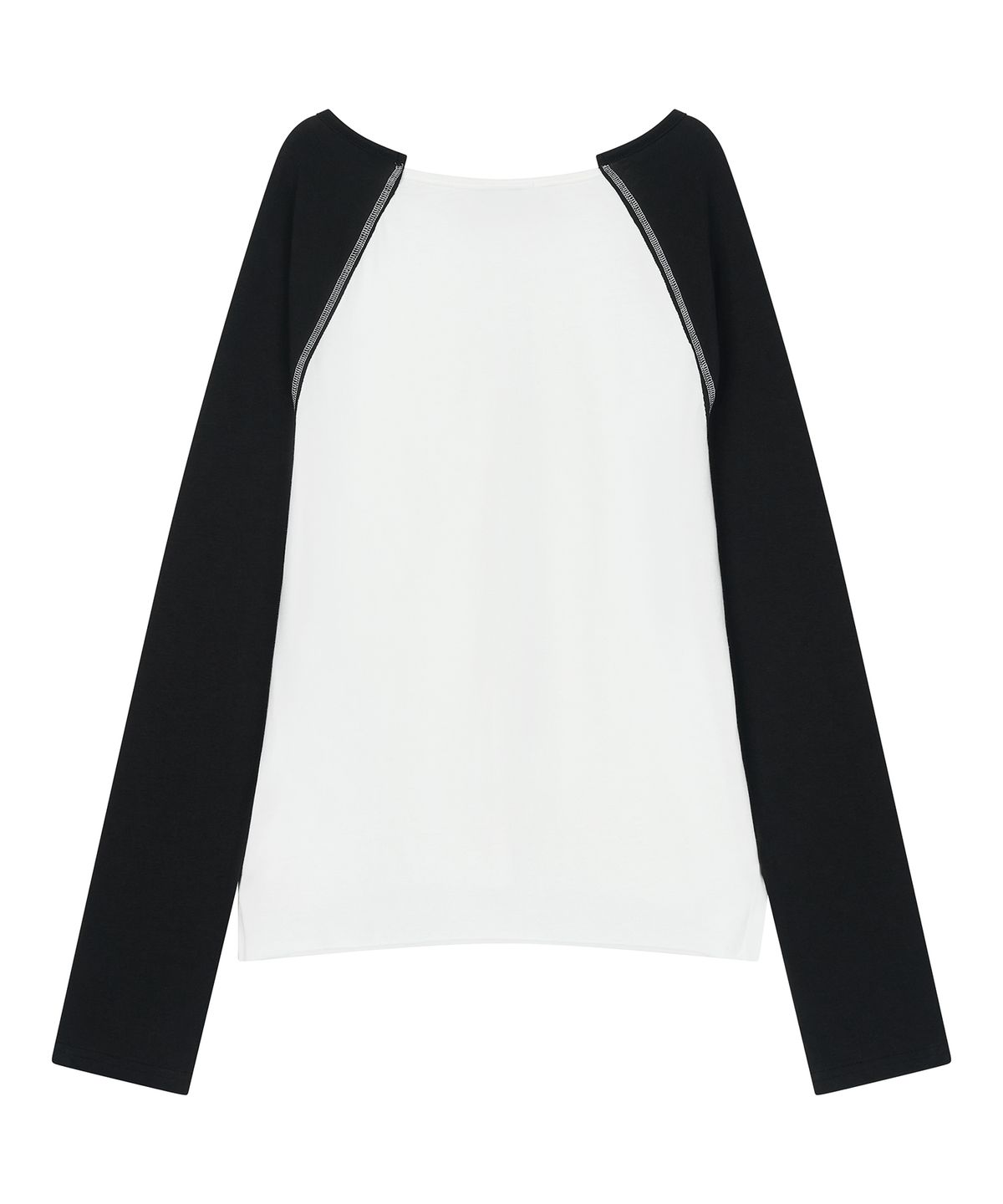 하프앤하프(HALF AND HALF) FRAGMENT RAGLAN LONG SLEEVE