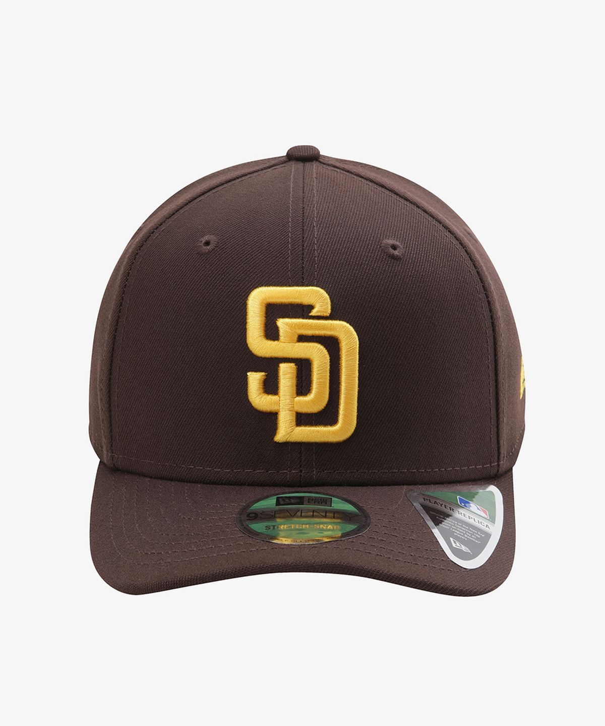 뉴에라(NEW ERA) MLB 샌디에이고 파드리스 플레이어 레플리카 스트레치 스냅백 게임 번트 우드 60646885