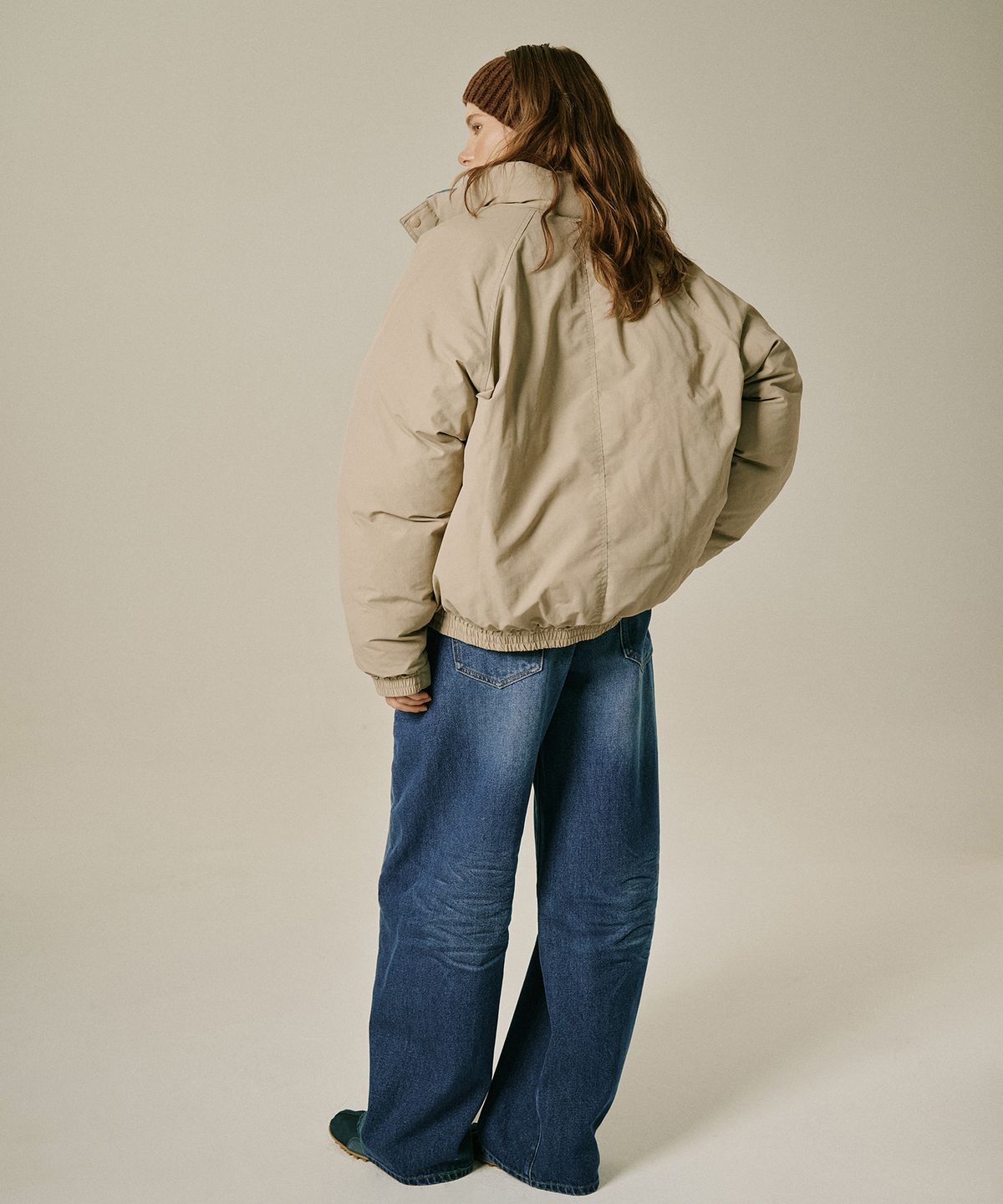 그린버터(GREENBUTTER) Classic Padded Jacket (Beige)