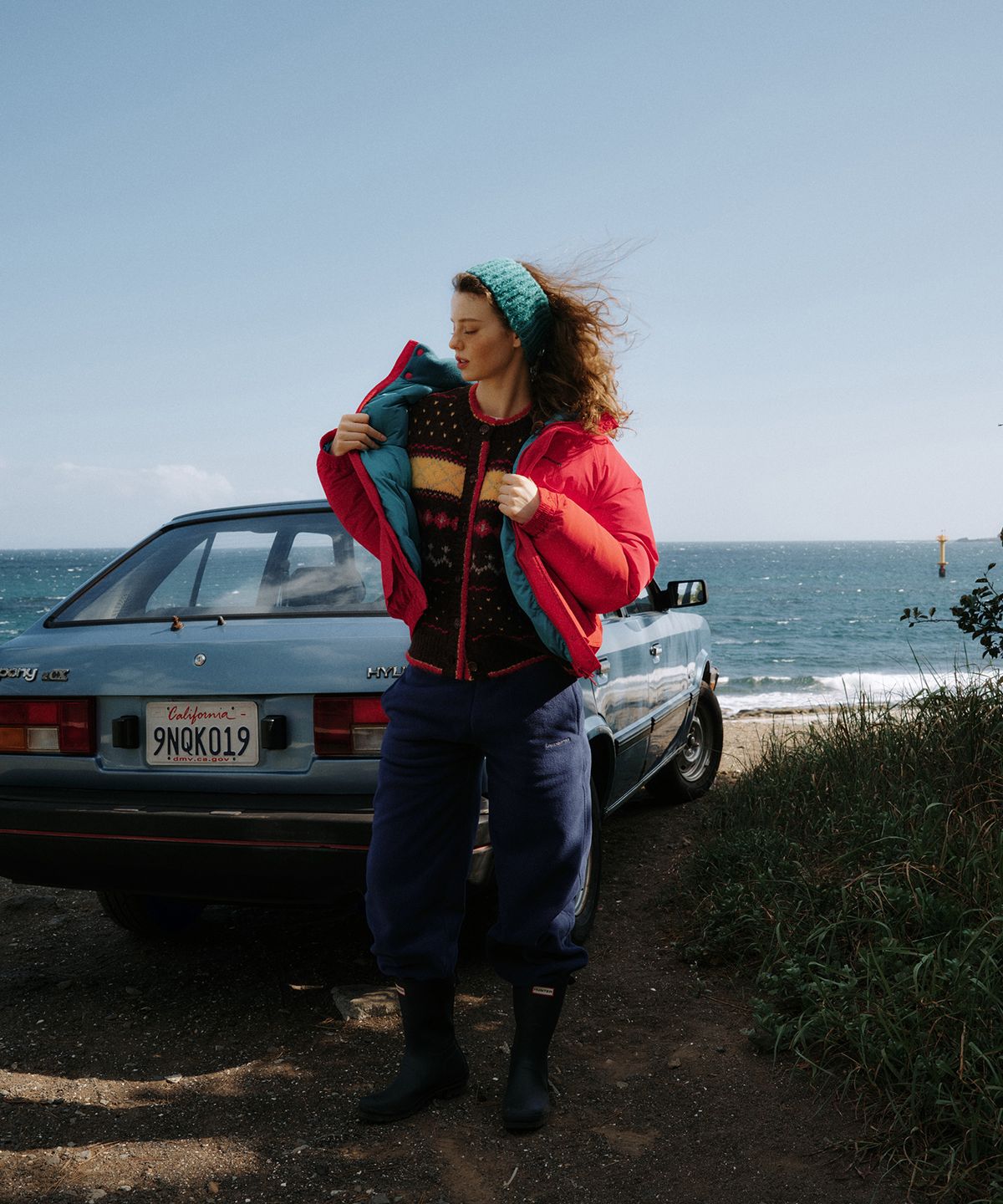 그린버터(GREENBUTTER) Classic Padded Jacket (Red)