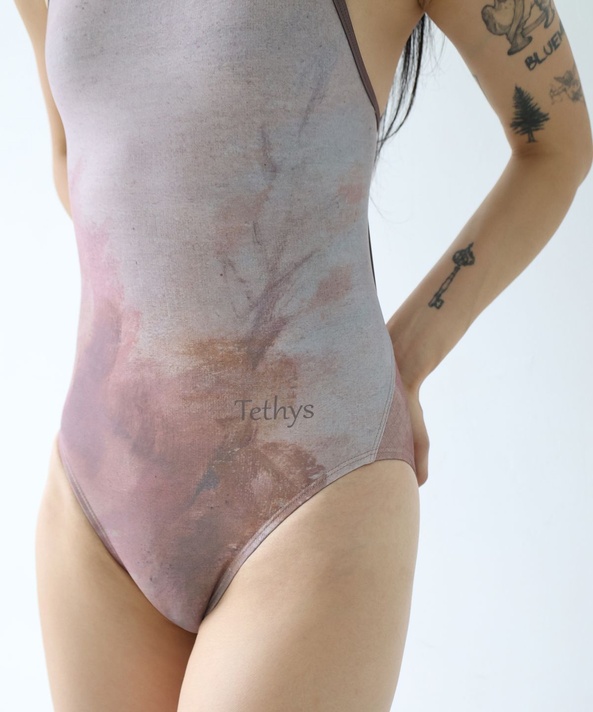 테티스서울(TETHYSSEOUL) TETHYS HAZEL SWIM_COCOA