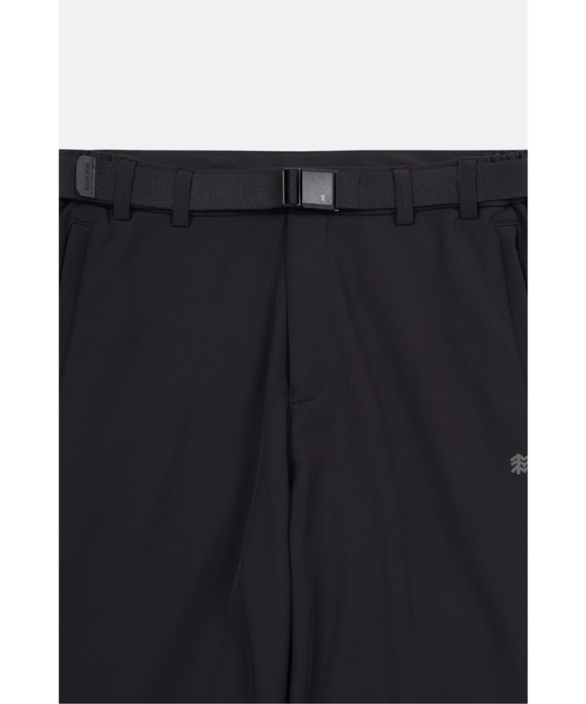 코오롱스포츠(KOLON SPORT) 남성 슬림핏 스탠다드 노턱 팬츠 JWPNW26271BLK