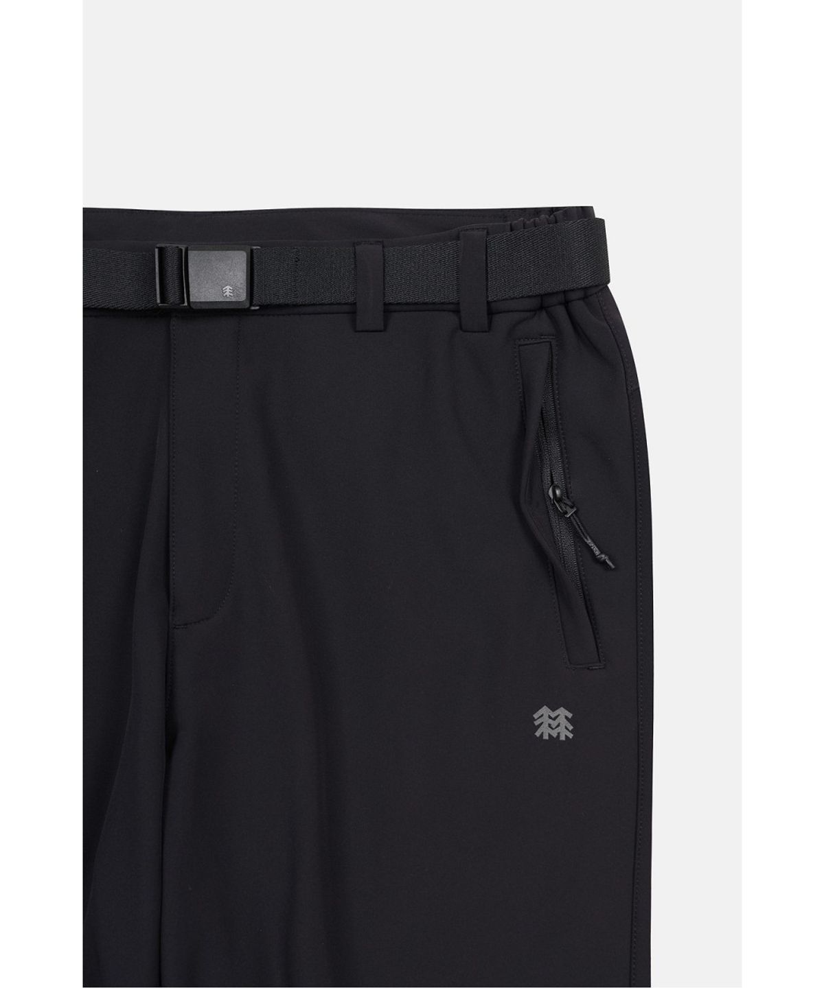 코오롱스포츠(KOLON SPORT) 남성 슬림핏 스탠다드 노턱 팬츠 JWPNW26271BLK
