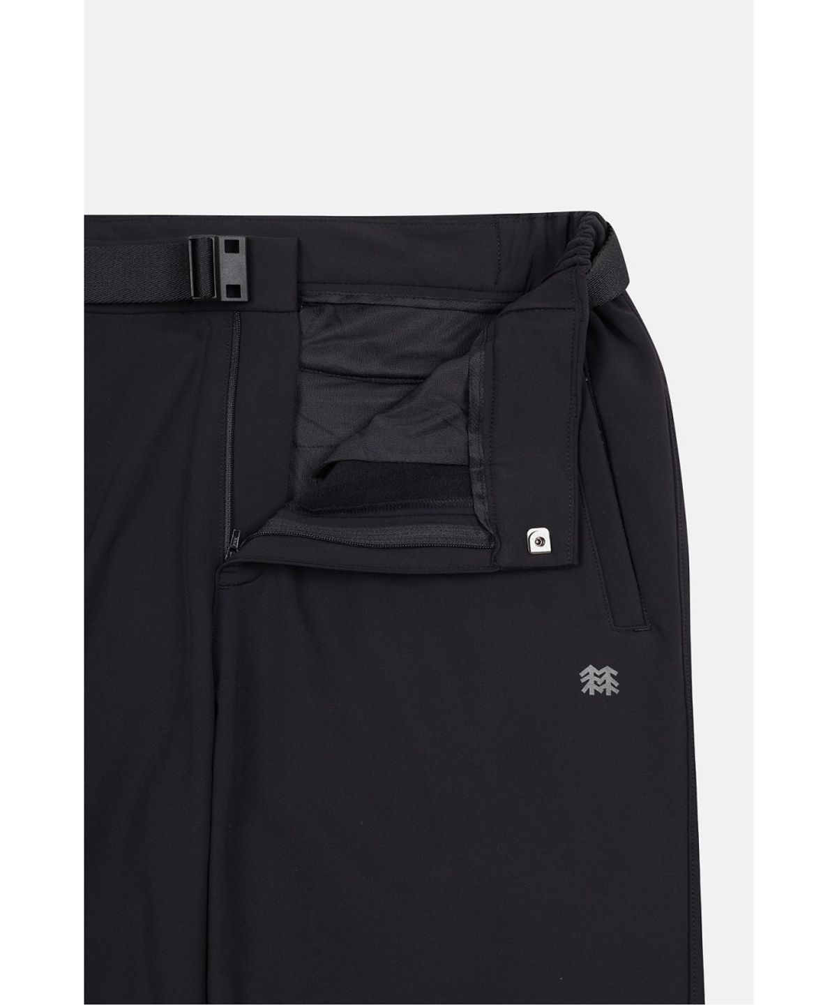 코오롱스포츠(KOLON SPORT) 남성 슬림핏 스탠다드 노턱 팬츠 JWPNW26271BLK