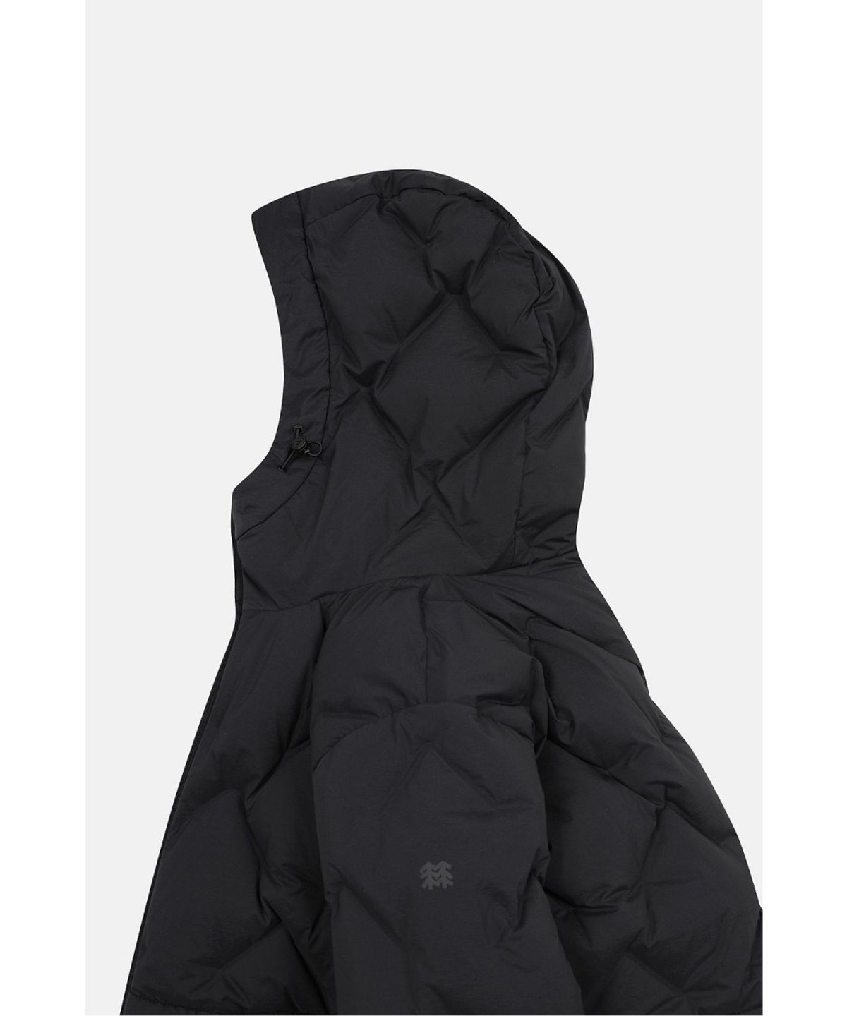 코오롱스포츠(KOLON SPORT) 여성 솟솟 중기장 후드 경량 다운 재킷 TVJDW26512BLK
