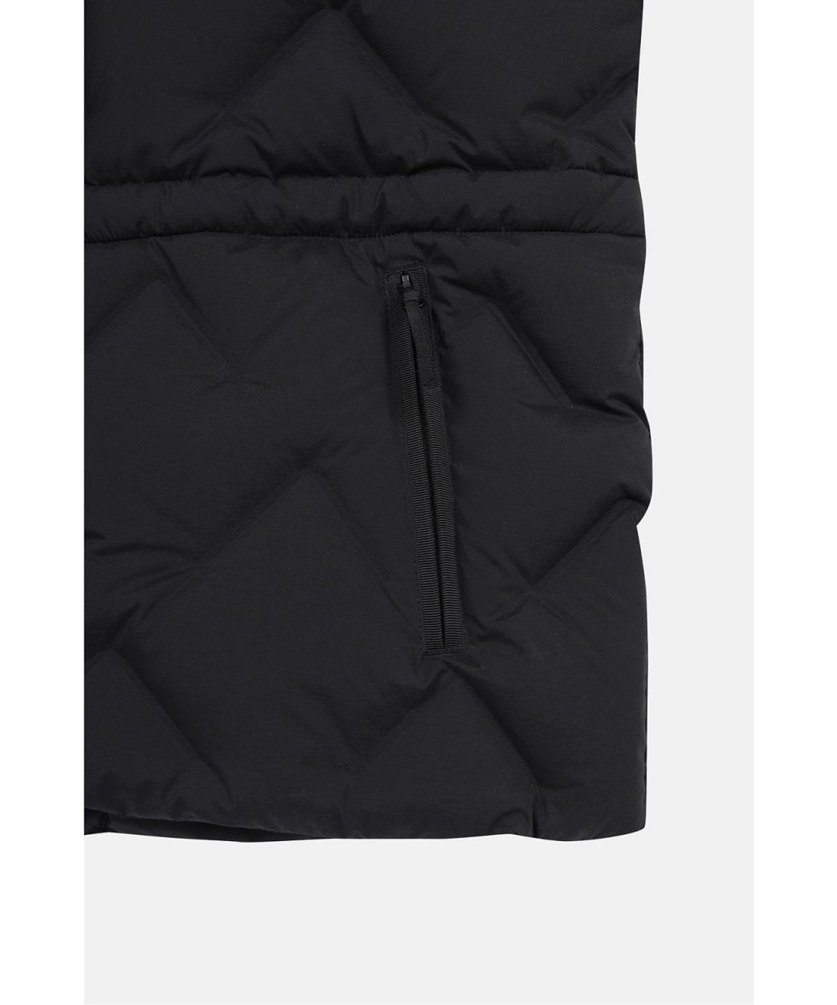 코오롱스포츠(KOLON SPORT) 여성 솟솟 중기장 후드 경량 다운 재킷 TVJDW26512BLK