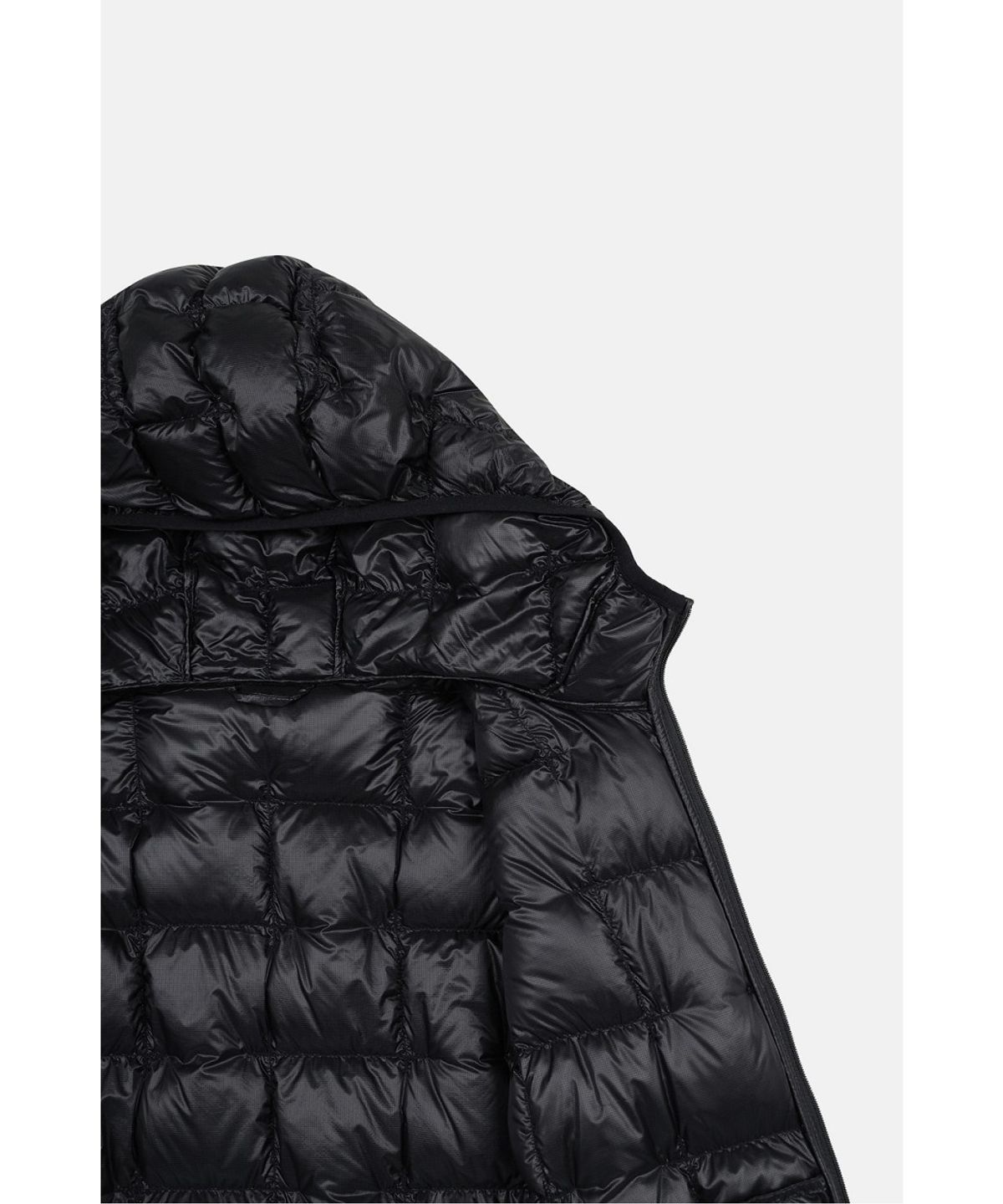 코오롱스포츠(KOLON SPORT) 여성 에그라이트 숏 후드 경량 다운 재킷 JKJDW26298BLK