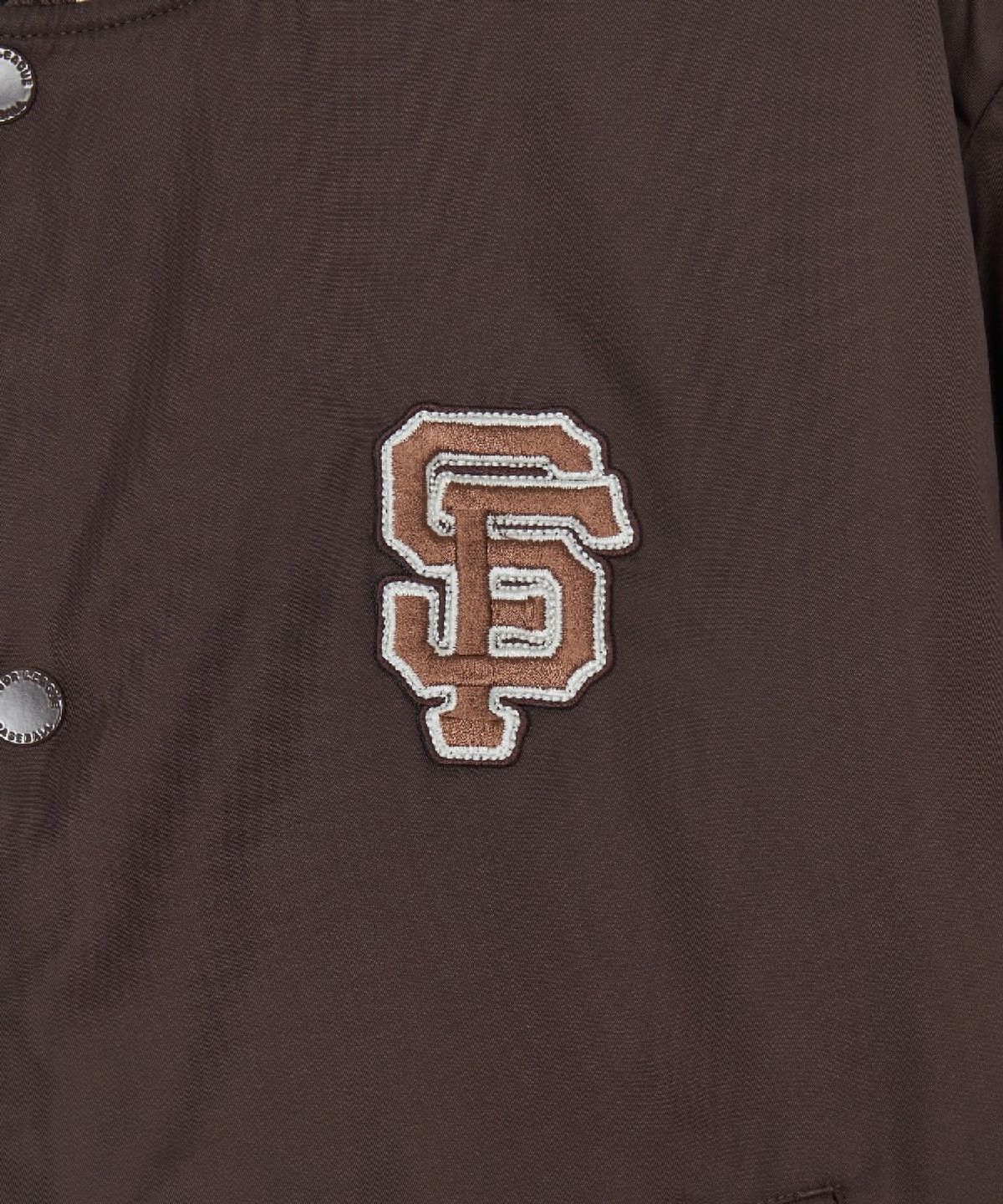 엠엘비(MLB) 나일론 레터 바시티자켓 SF (D.Brown)