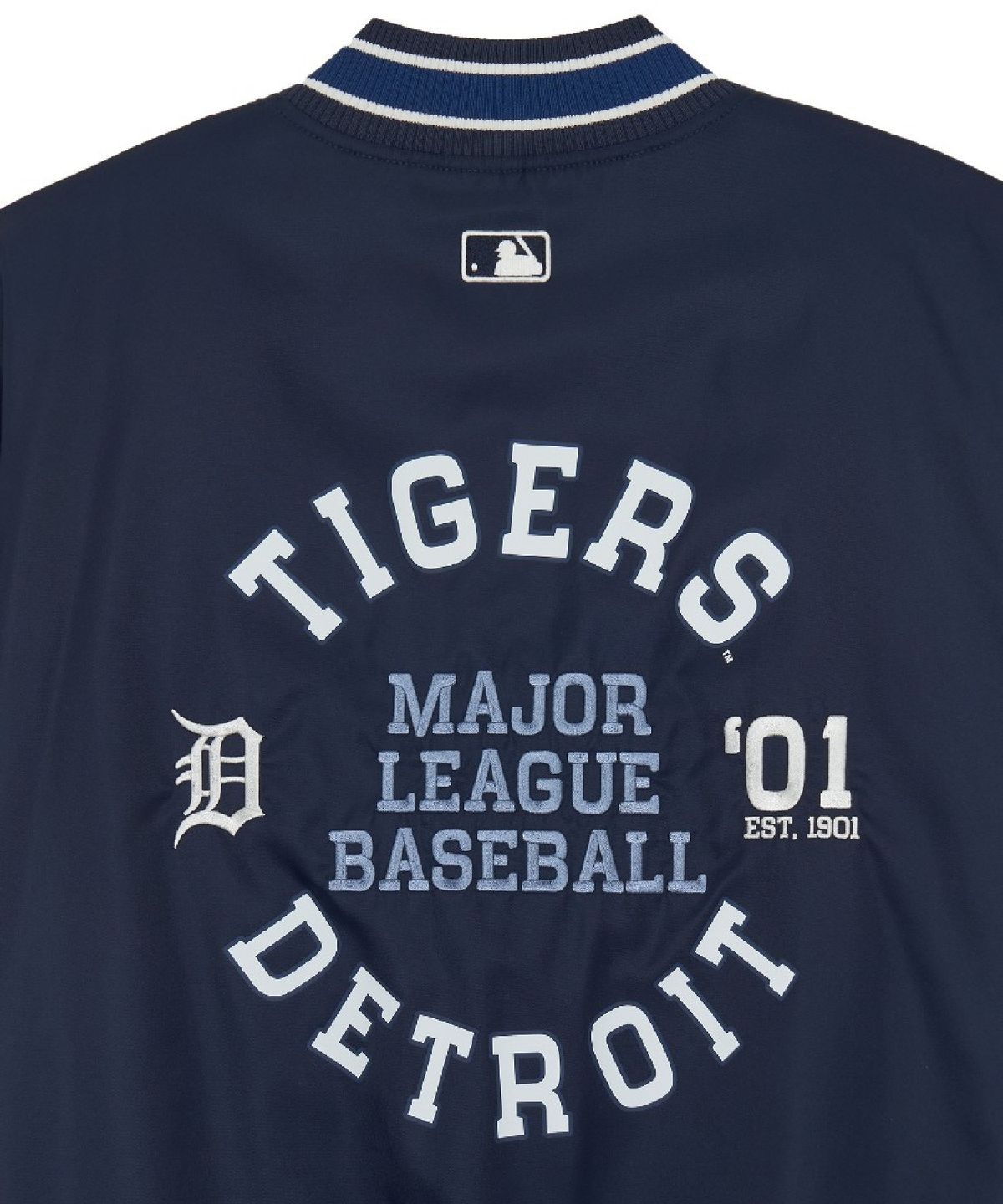 엠엘비(MLB) 나일론 레터 바시티자켓 DET (D.Navy)