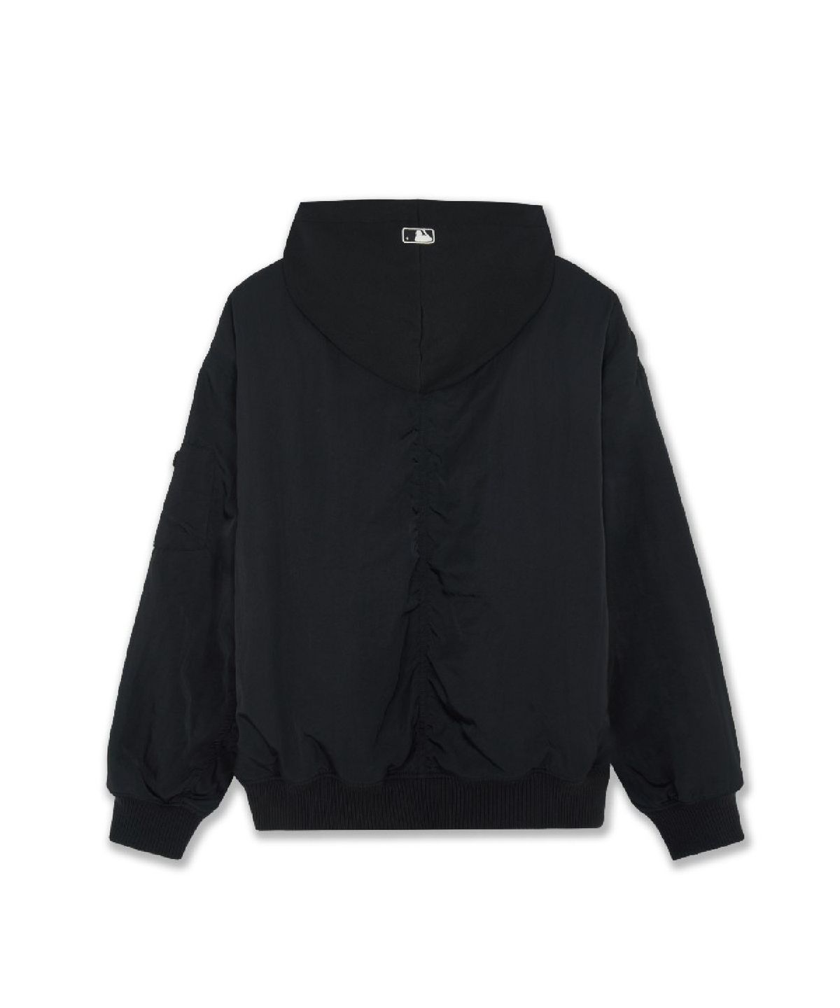 엠엘비(MLB) 나일론 후드탈착 바시티자켓 NY (Black)