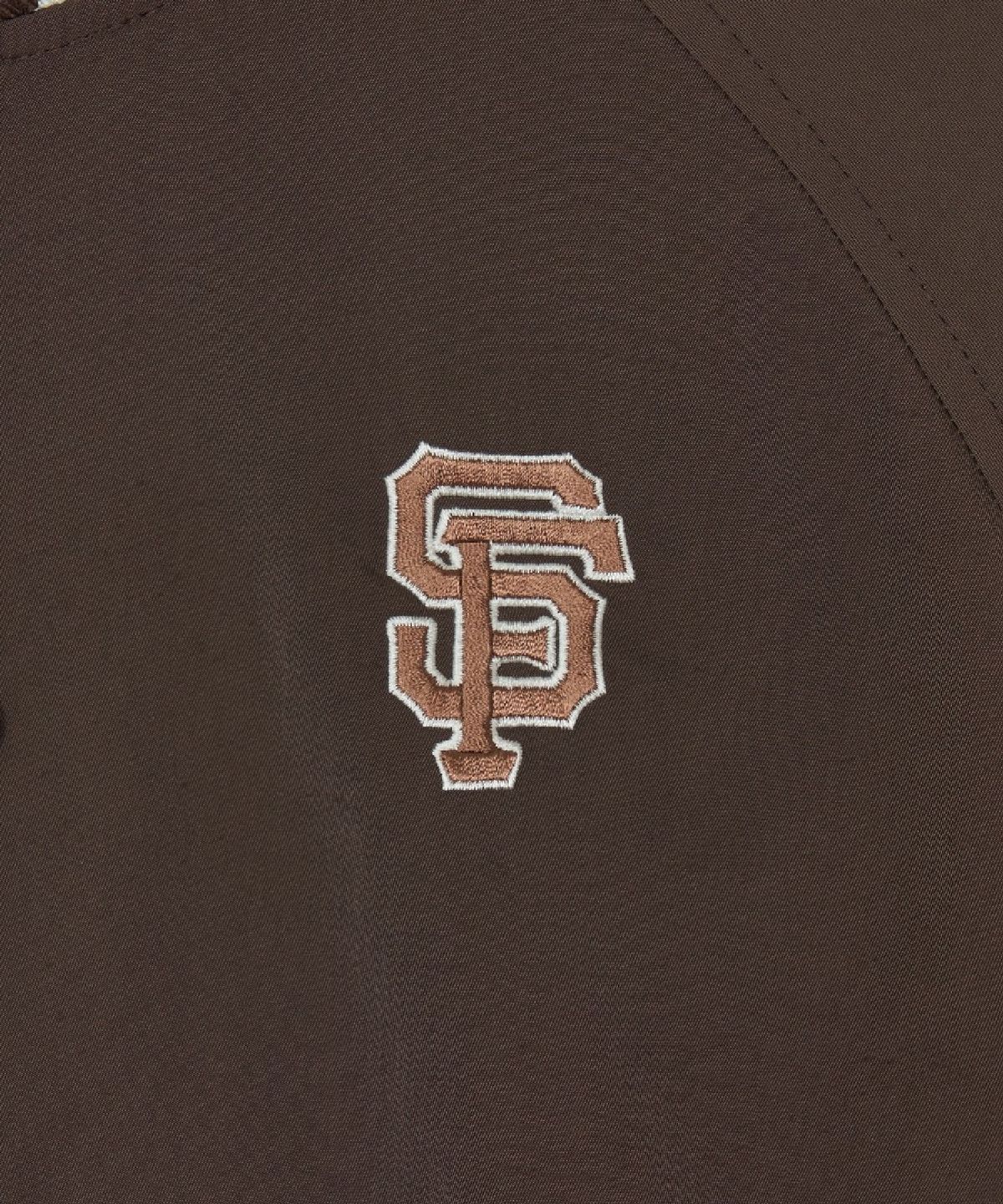 엠엘비(MLB) 여성 나일론 웰니스 크롭 자켓 SF (D.Brown)
