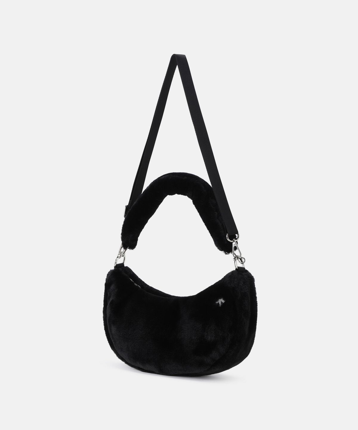 데상트(DESCENTE) 여성 퍼 2WAY 호보백 블랙 SR422SBGOZ