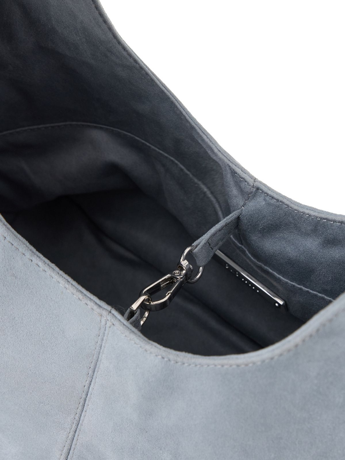 글로니(GLOWNY) G LEATHER HALF SHOULDER BAG (ASH BLUE)