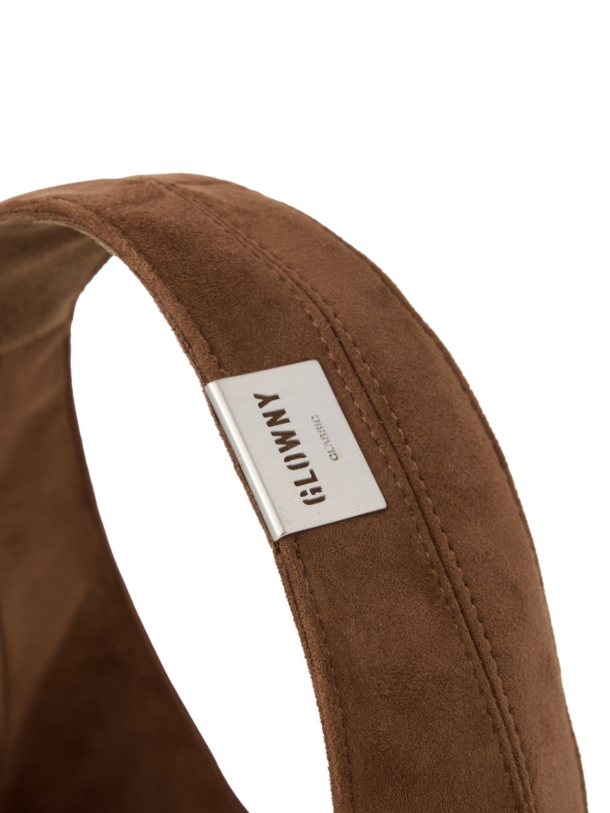 글로니(GLOWNY) G LEATHER HALF SHOULDER BAG (MOCHA)