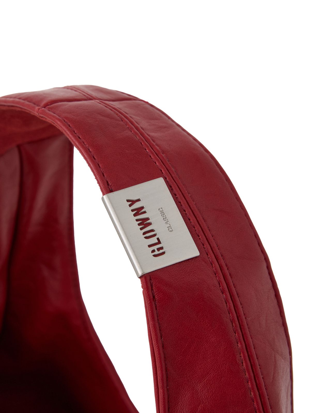 글로니(GLOWNY) G LEATHER HALF SHOULDER BAG (RED)
