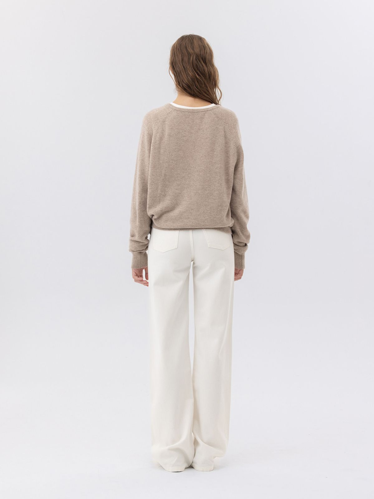 글로니(GLOWNY) THE LINDA HIGH WAIST WIDE JEANS (WHITE)