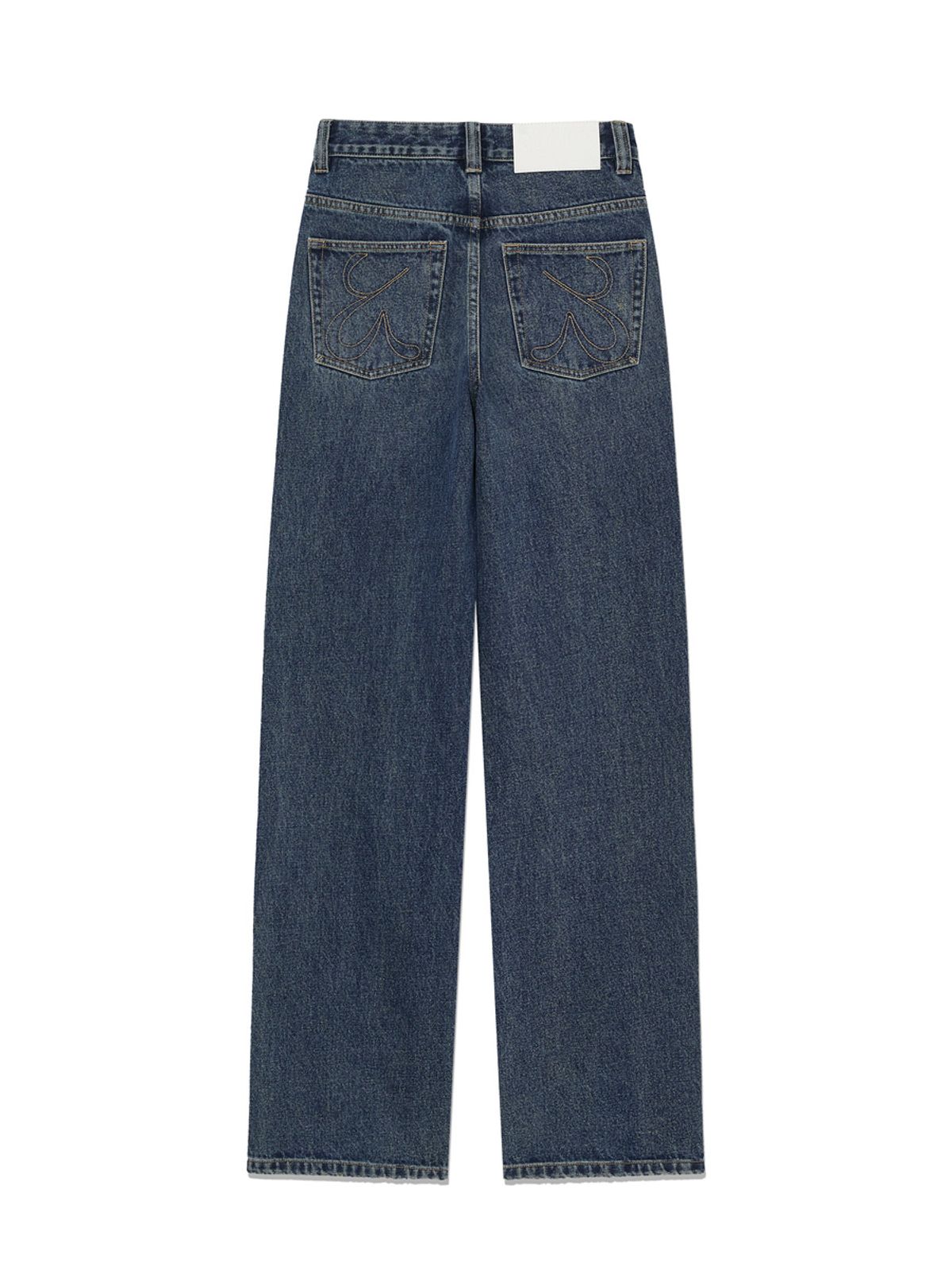 글로니(GLOWNY) THE LINDA HIGH WAIST WIDE JEANS (HERITAGE BLUE)