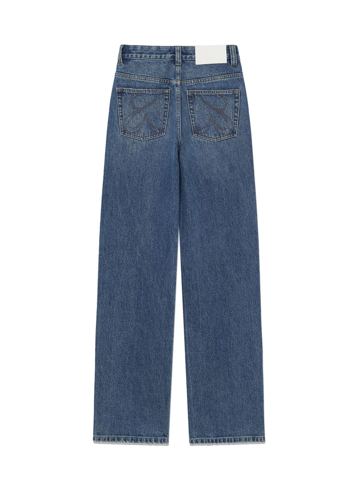 글로니(GLOWNY) THE LINDA HIGH WAIST WIDE JEANS (OCEAN BLUE)