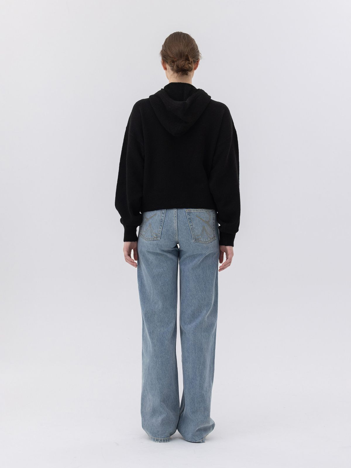 글로니(GLOWNY) THE LINDA HIGH WAIST WIDE JEANS (LIGHT BLUE)