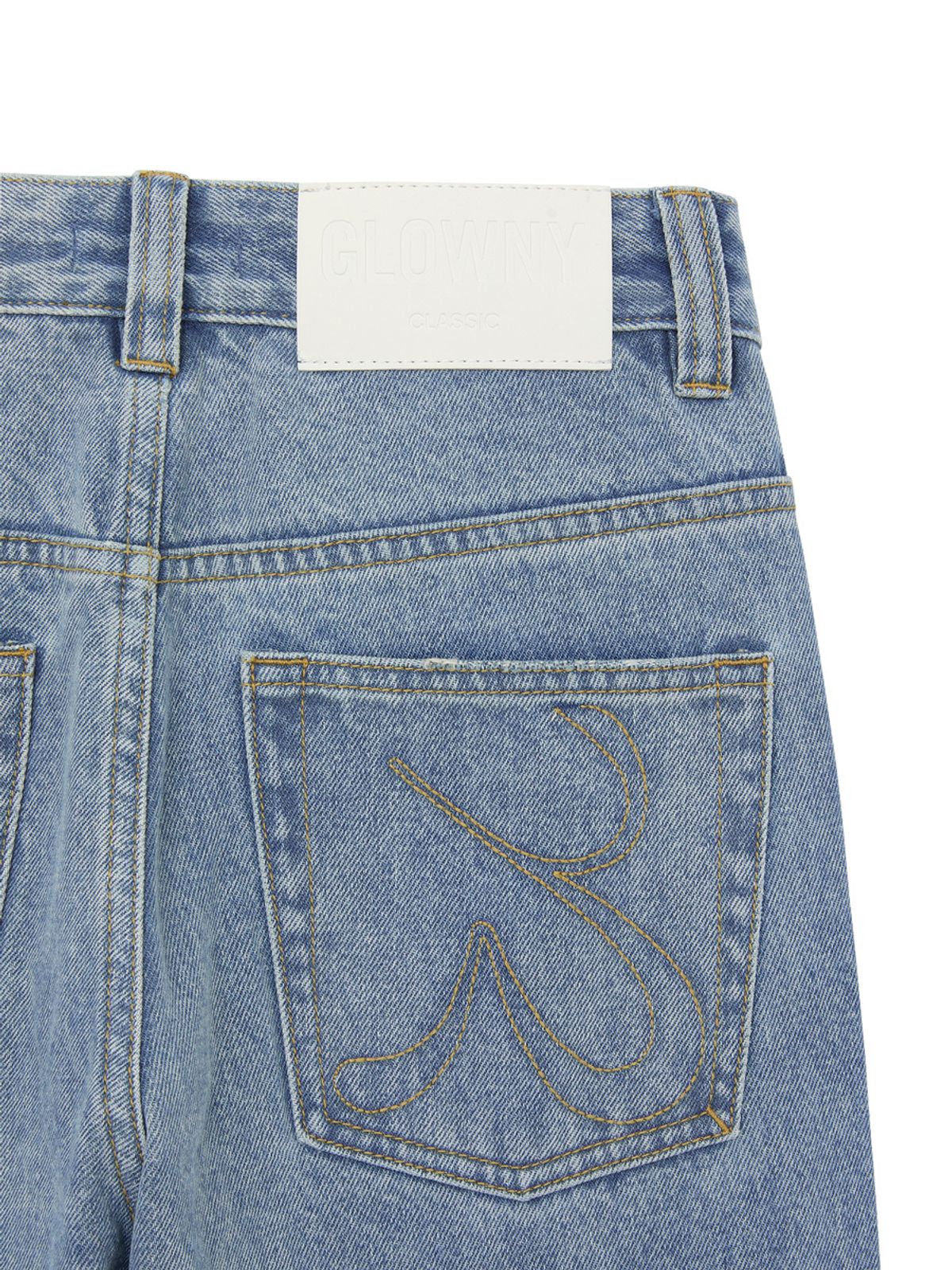 글로니(GLOWNY) THE LINDA HIGH WAIST WIDE JEANS (LIGHT BLUE)