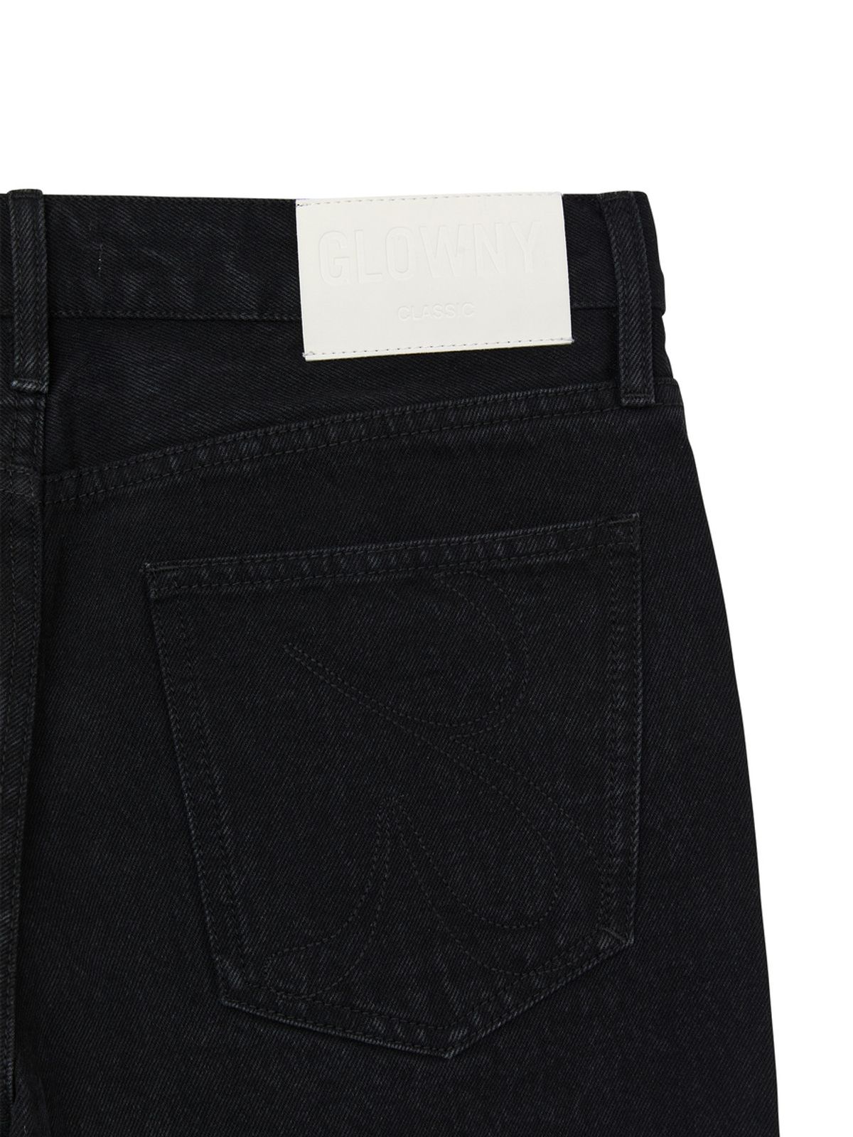 글로니(GLOWNY) THE BELLA BAGGY JEANS (BLACK)
