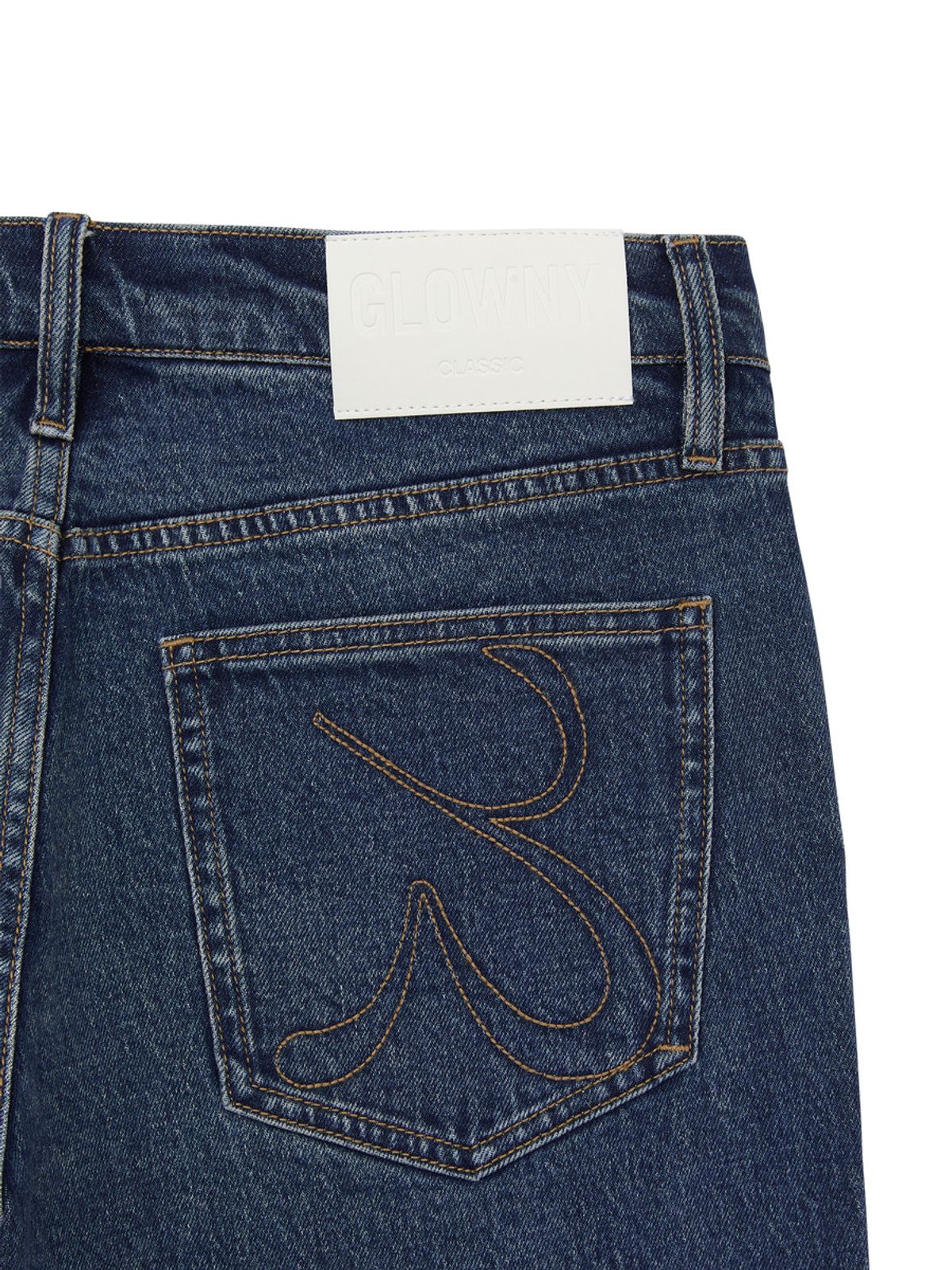 글로니(GLOWNY) THE BELLA BAGGY JEANS (DEEP BLUE)