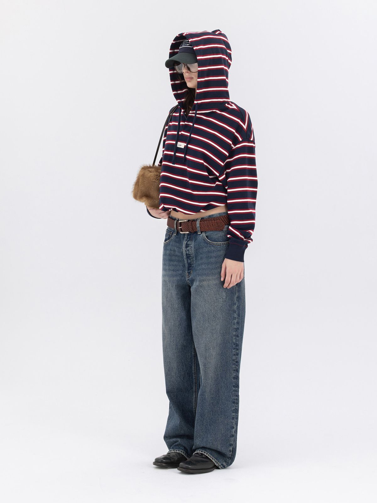 글로니(GLOWNY) THE BELLA BAGGY JEANS (HERITAGE BLUE)