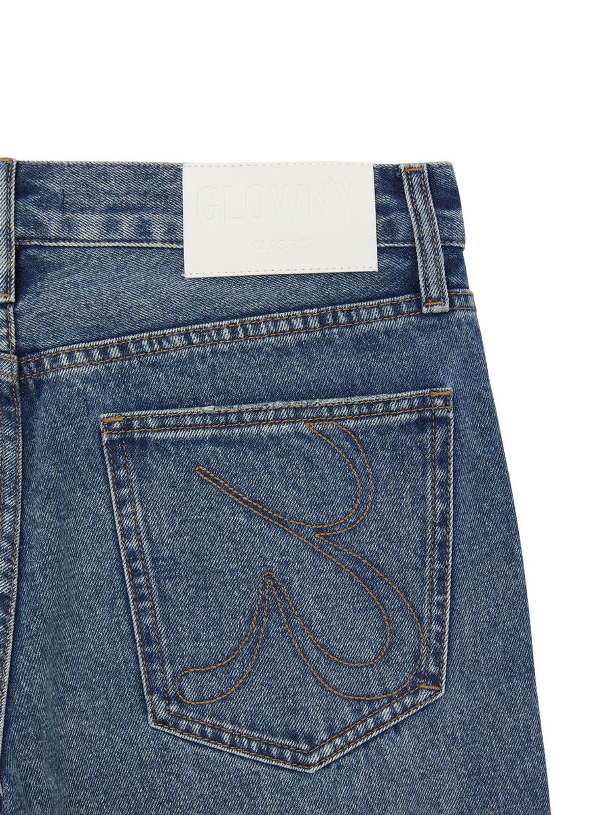 글로니(GLOWNY) THE BELLA BAGGY JEANS (OCEAN BLUE)
