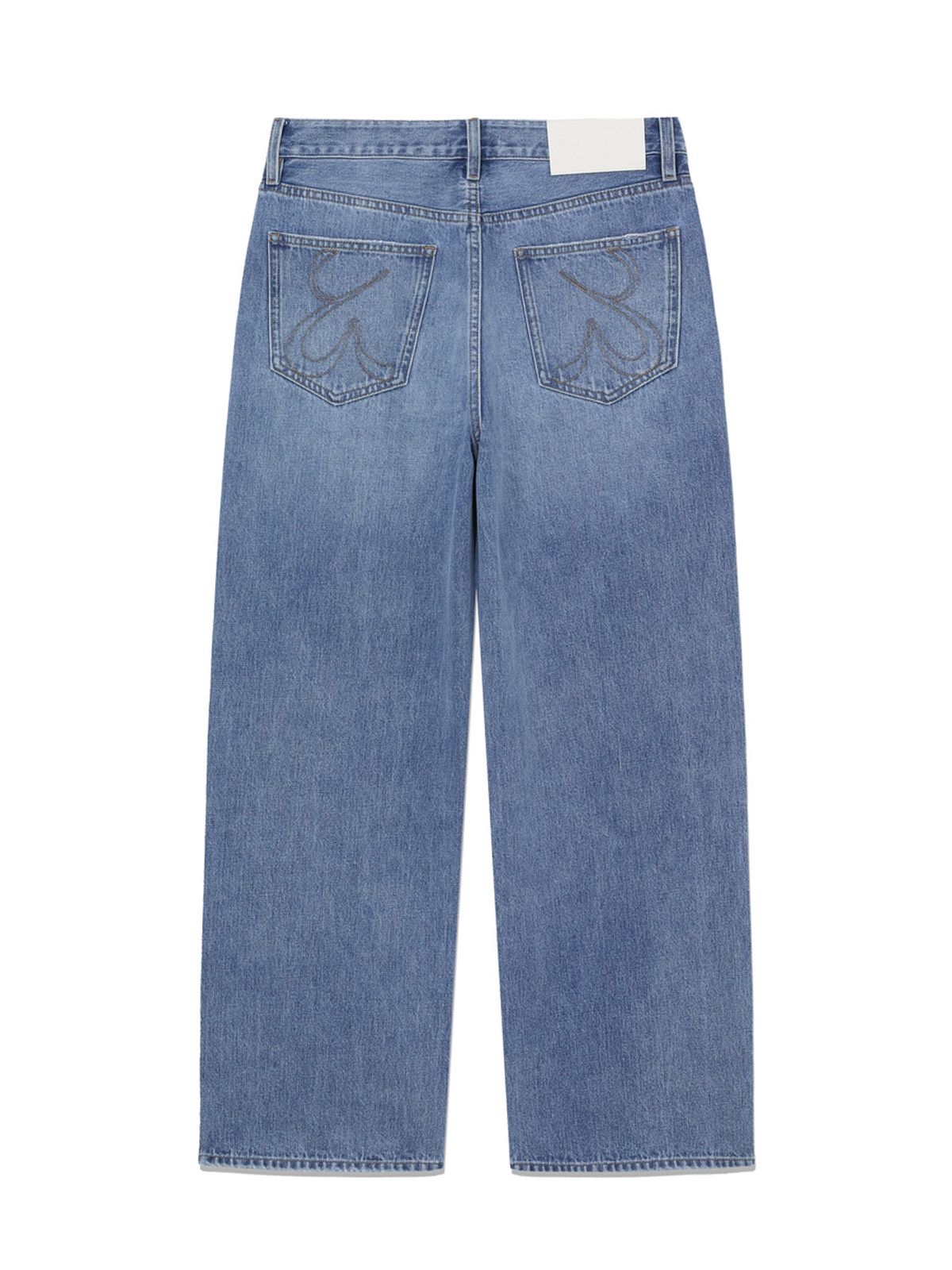 글로니(GLOWNY) THE BELLA BAGGY JEANS (MID BLUE)