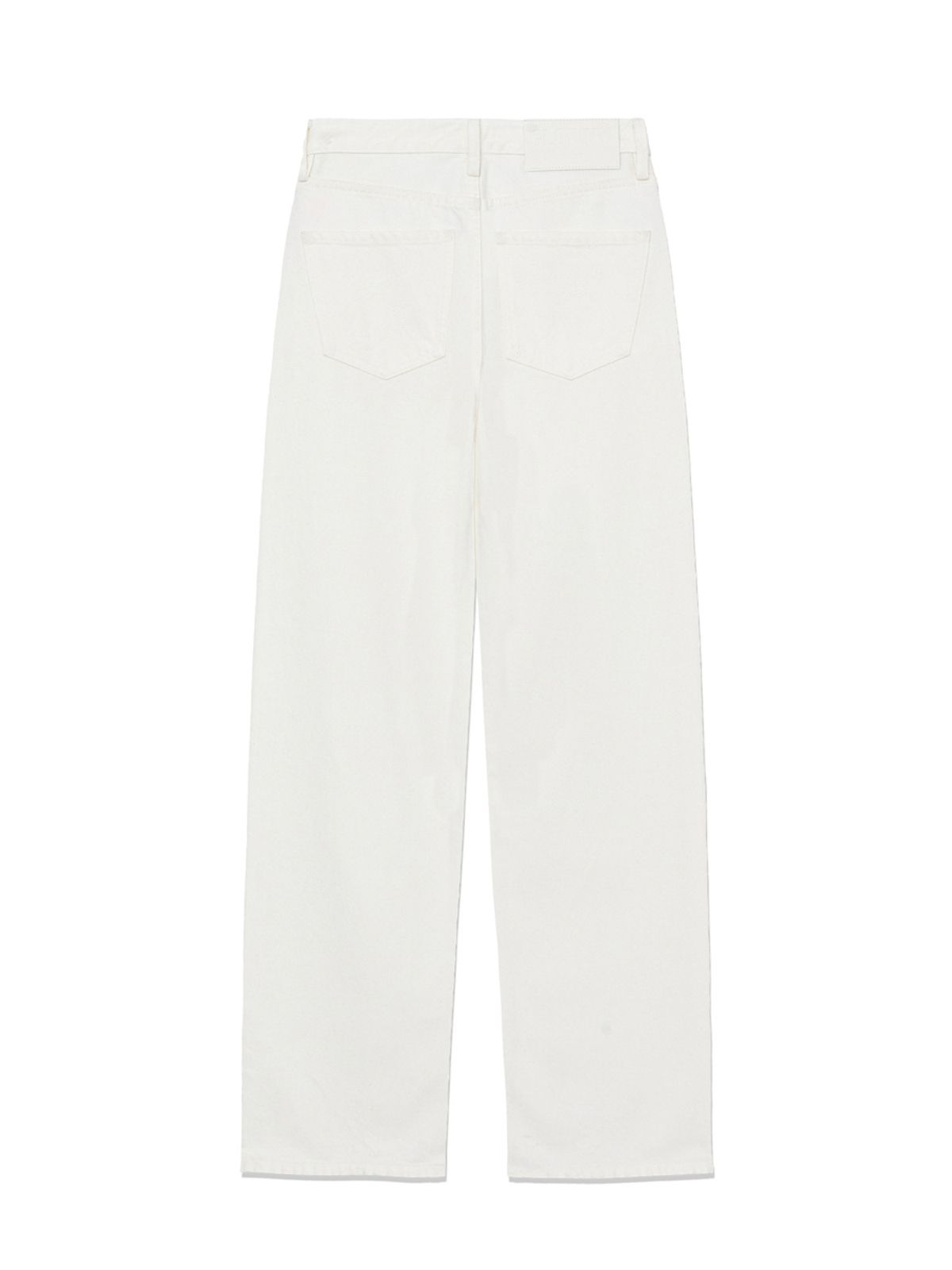 글로니(GLOWNY) 90s HIGH RISE WIDE LEG JEANS (LONG) (WHITE)