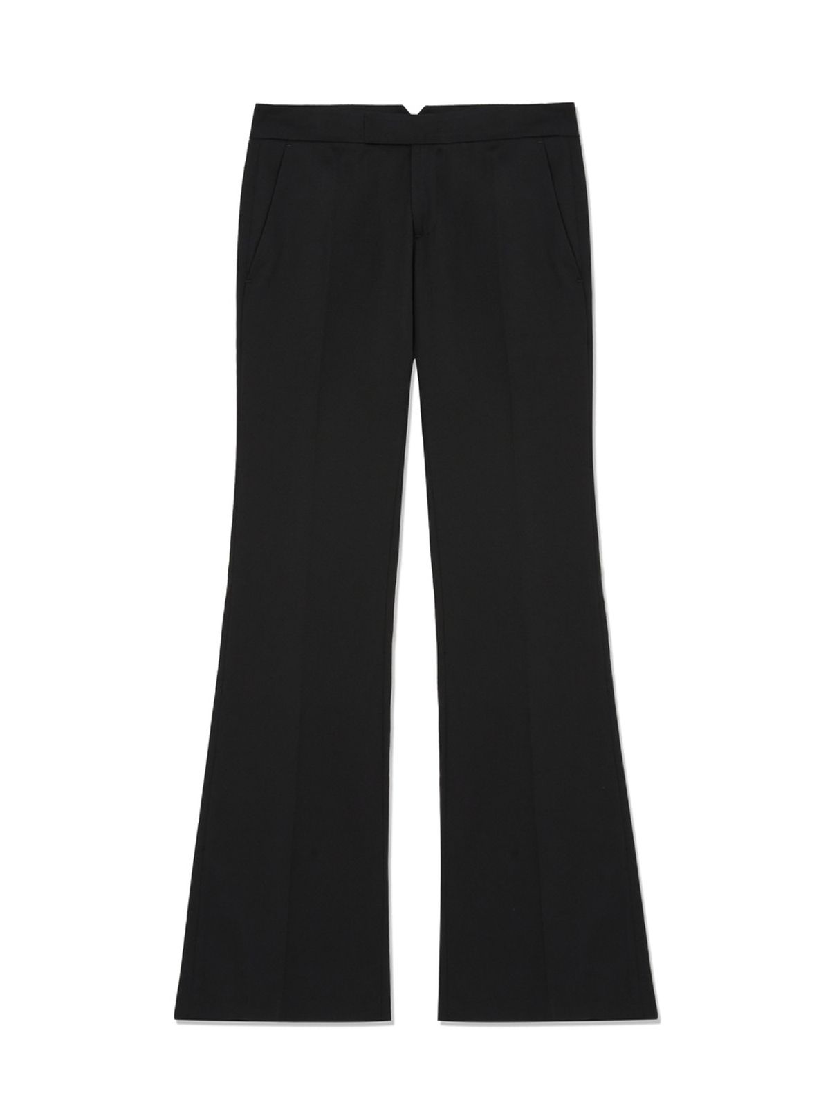 글로니(GLOWNY) G MODERN BOOTCUT WOOL SLACKS (BLACK)