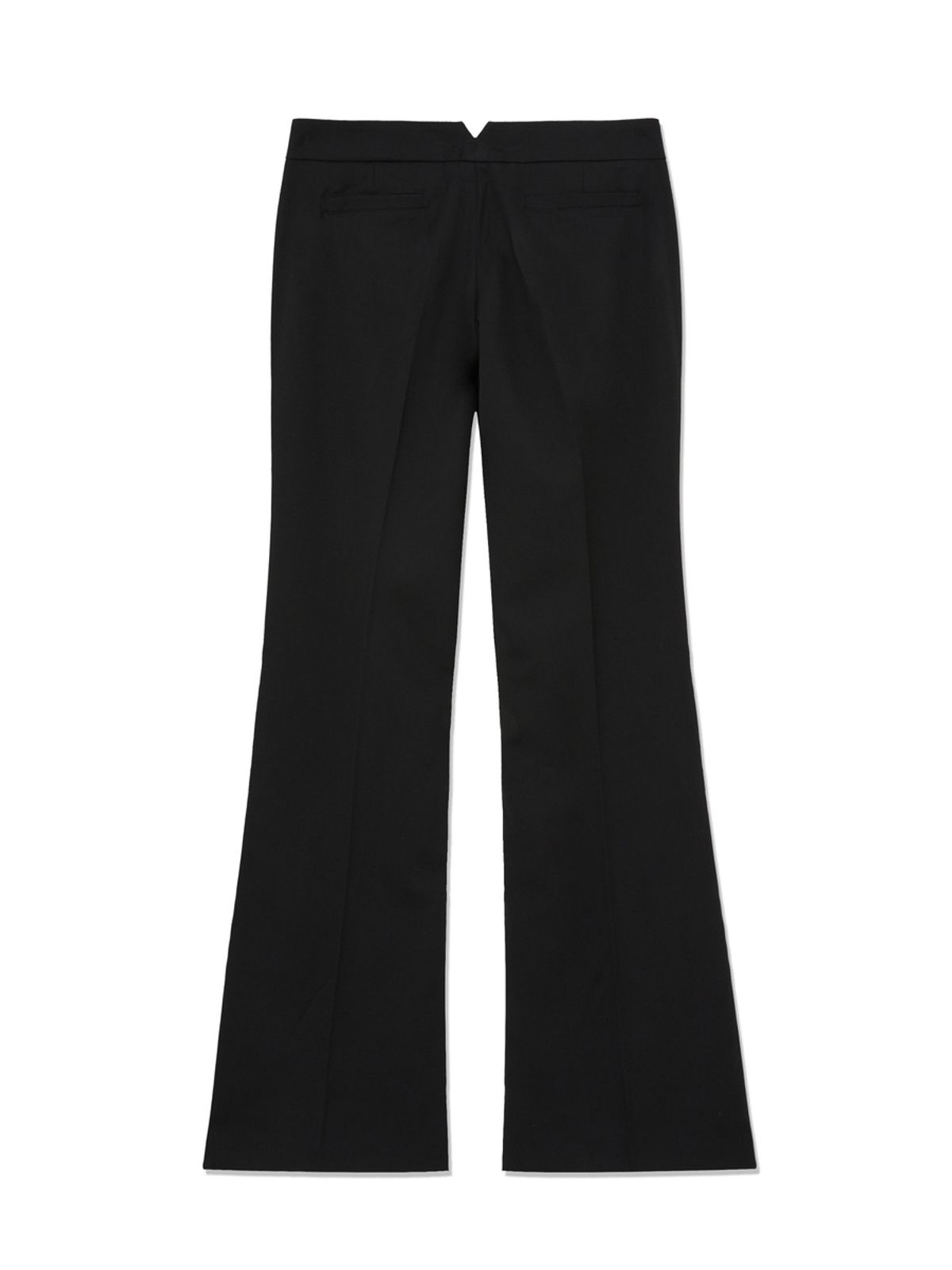 글로니(GLOWNY) G MODERN BOOTCUT WOOL SLACKS (BLACK)