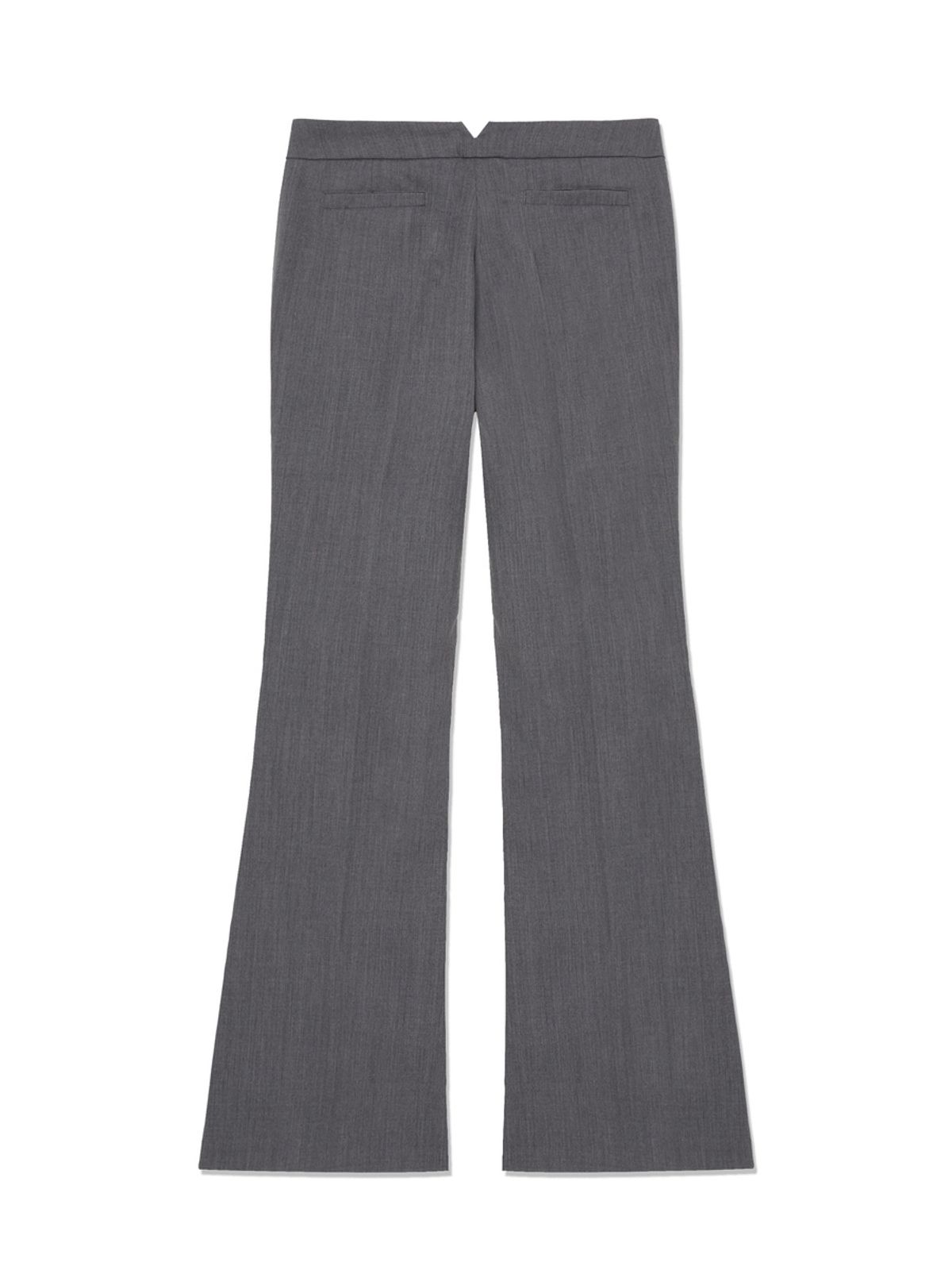 글로니(GLOWNY) G MODERN BOOTCUT WOOL SLACKS (GRAY)