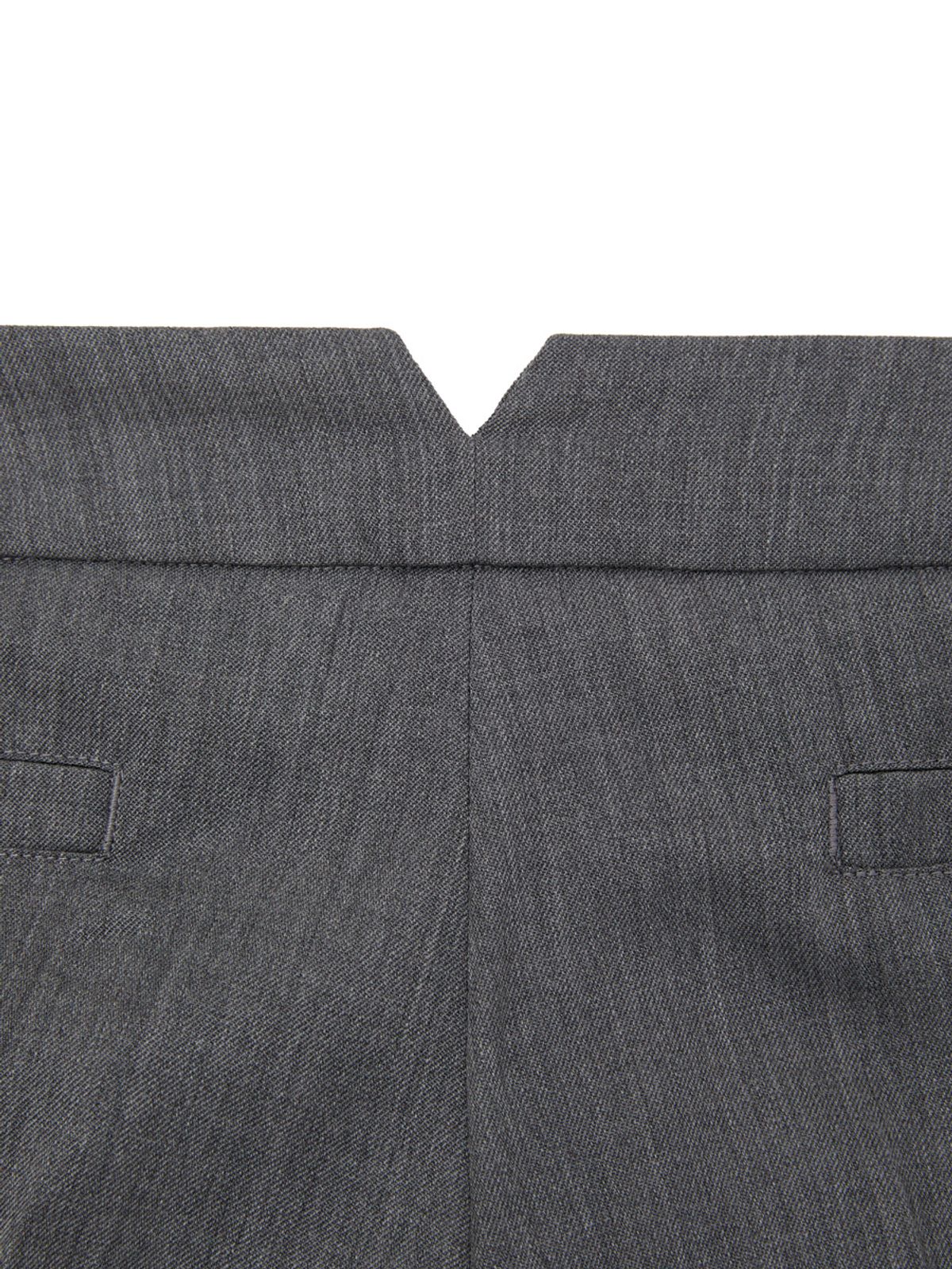 글로니(GLOWNY) G MODERN BOOTCUT WOOL SLACKS (GRAY)