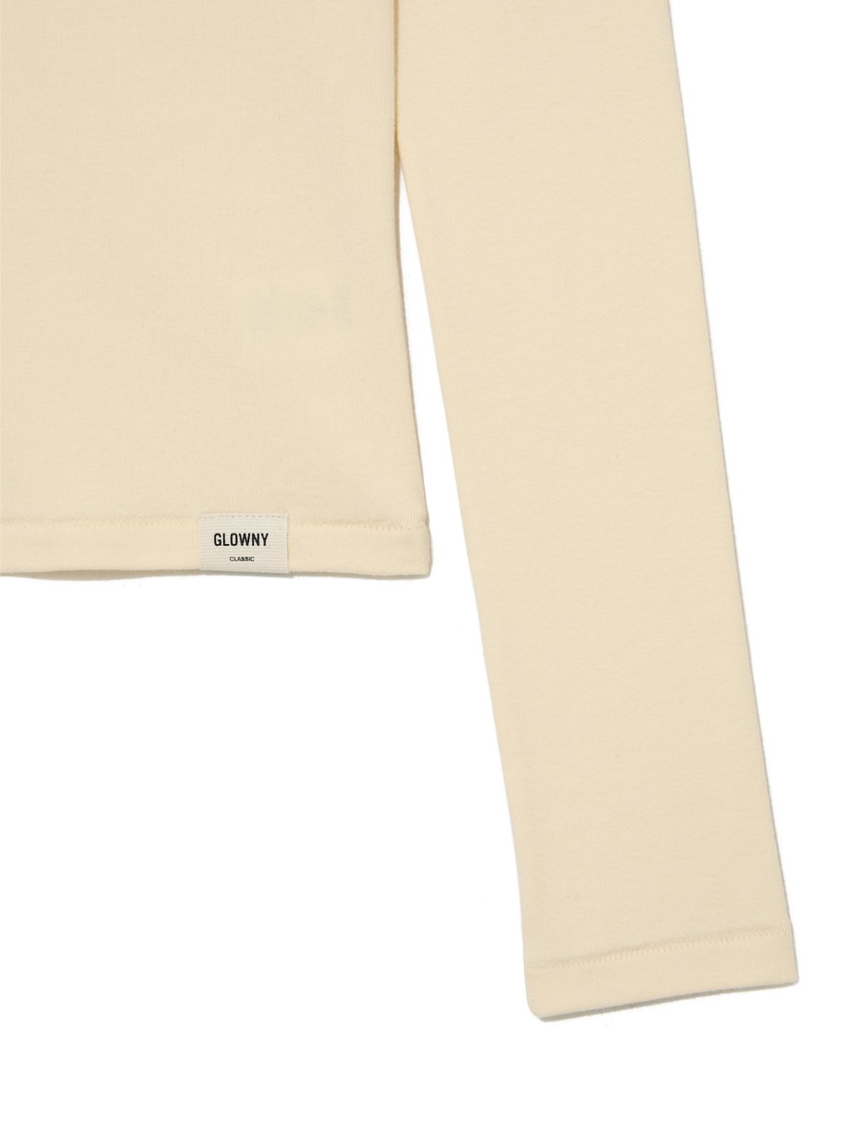 글로니(GLOWNY) G CHARM V-NECK LONG SLEEVE (YELLOW)