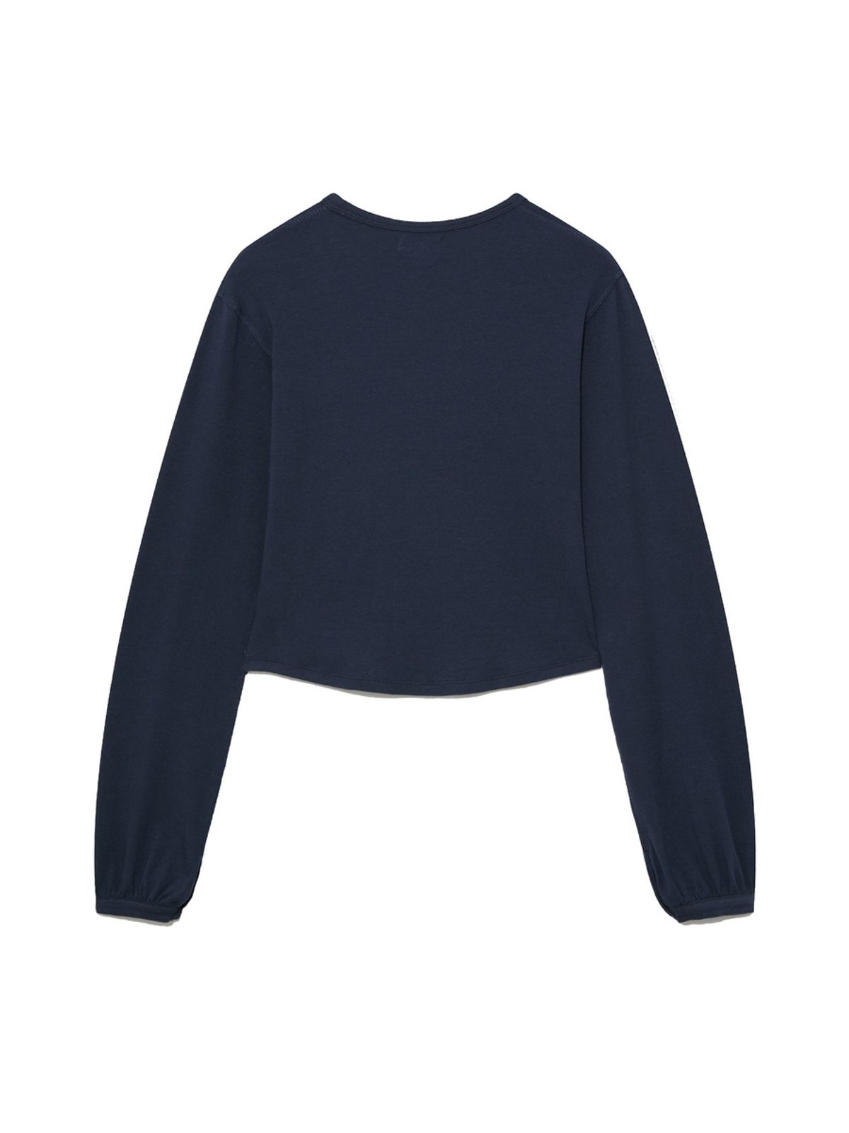 글로니(GLOWNY) G PLAIN HENLEY LONG SLEEVE (NAVY)