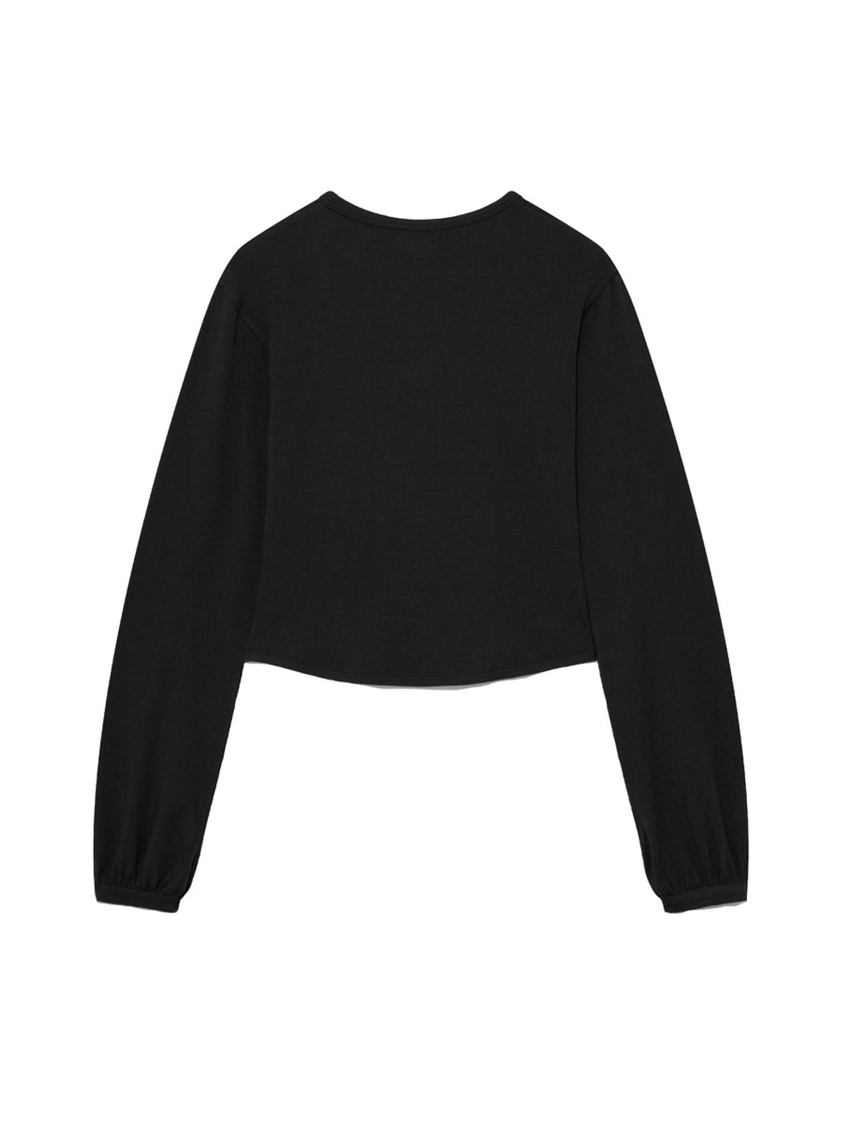 글로니(GLOWNY) G PLAIN HENLEY LONG SLEEVE (BLACK)