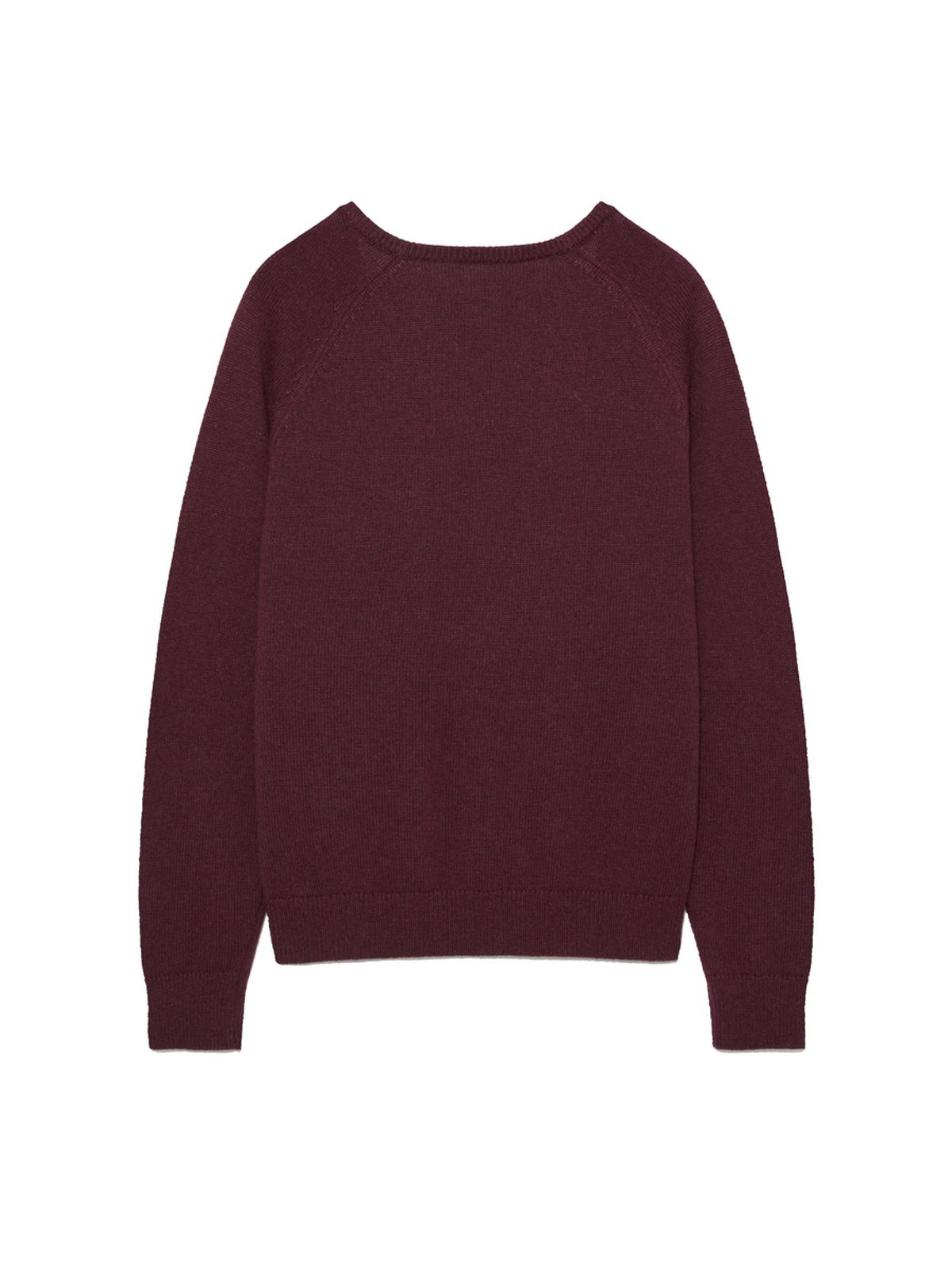 글로니(GLOWNY) G LOOSE DEEP V-NECK KNIT (WINE)