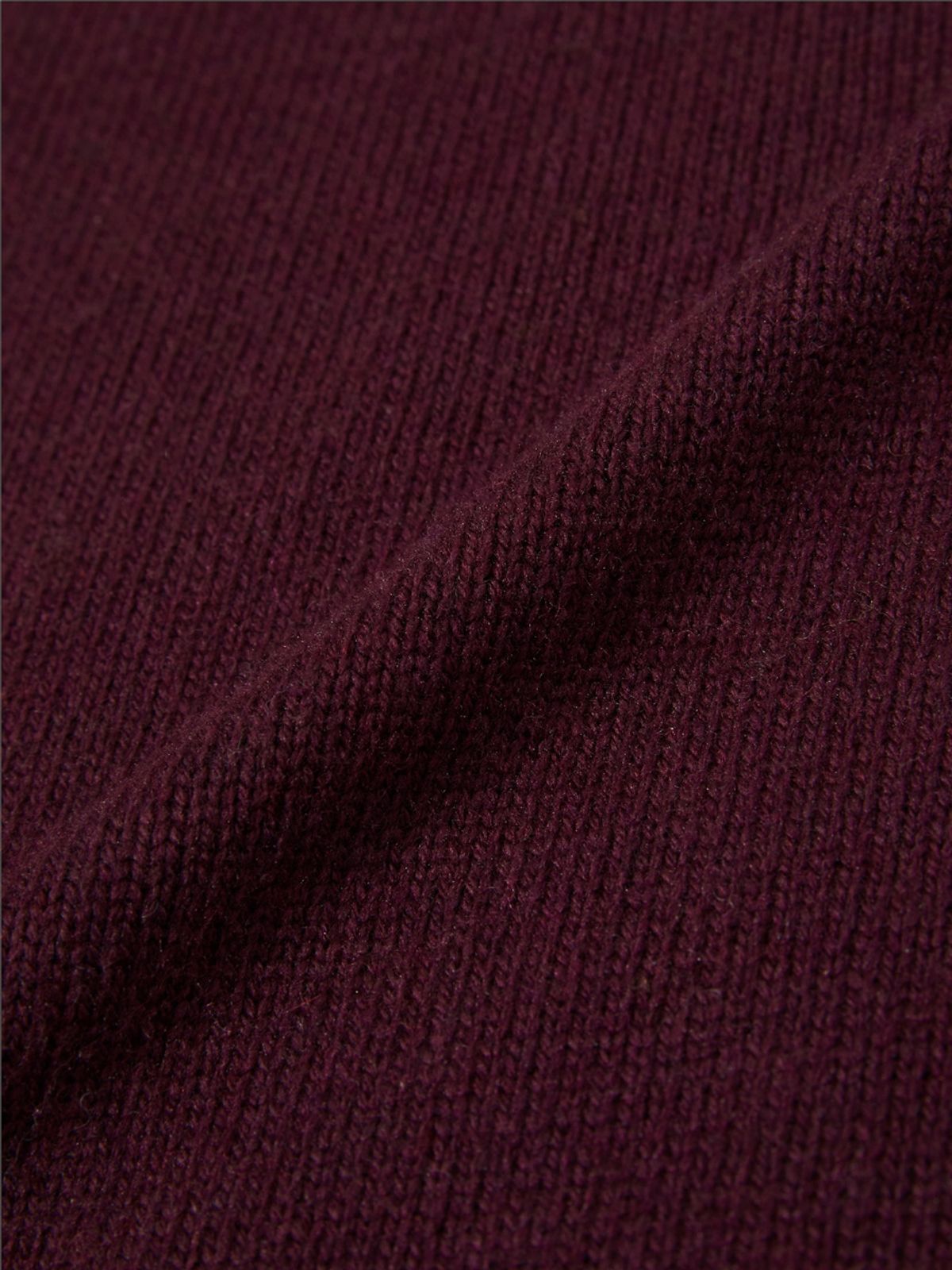 글로니(GLOWNY) G LOOSE DEEP V-NECK KNIT (WINE)