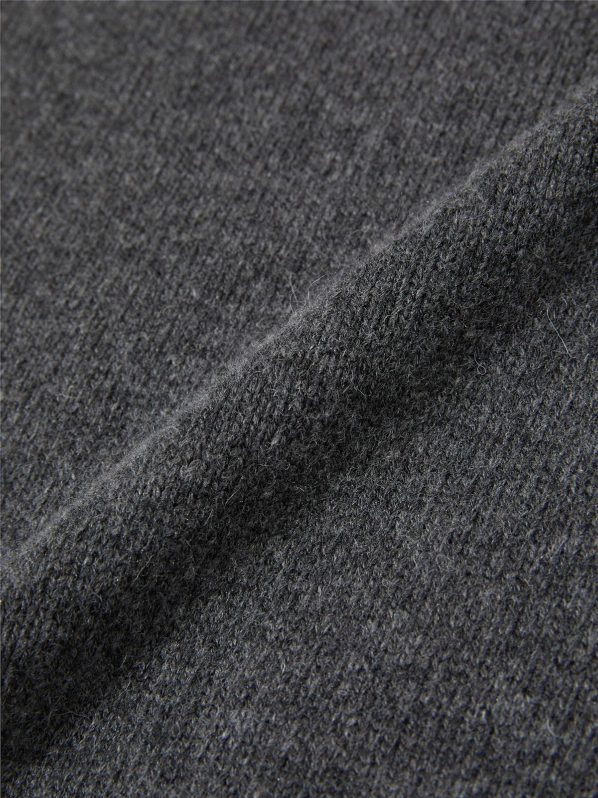 글로니(GLOWNY) G LOOSE DEEP V-NECK KNIT (GRAY)