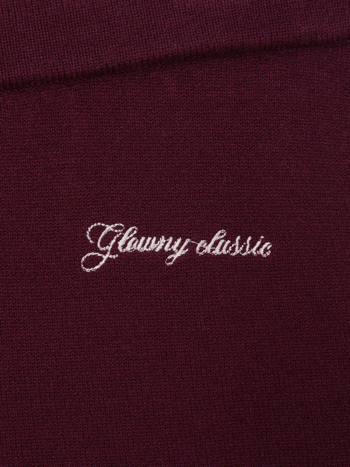 글로니(GLOWNY) G HUG KNIT PANTS (WINE)