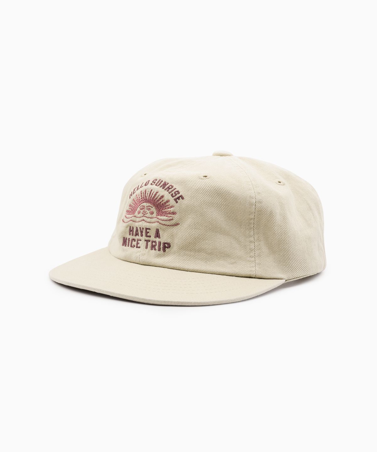 헬로 선라이즈(HELLO SUNRISE) VTG Arch Logo Relaxed Fit 6P Cap_Beige