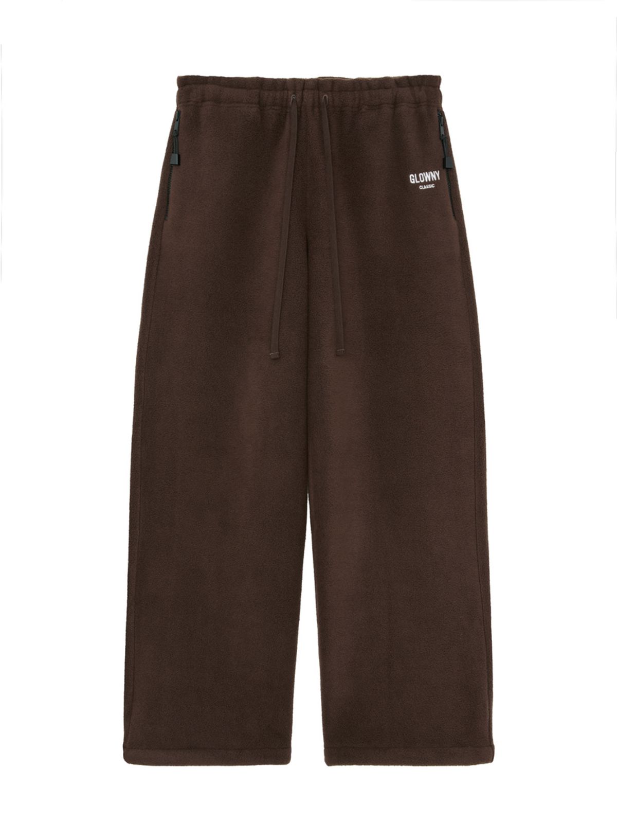 글로니(GLOWNY) G FLEECE PANTS (BROWN)