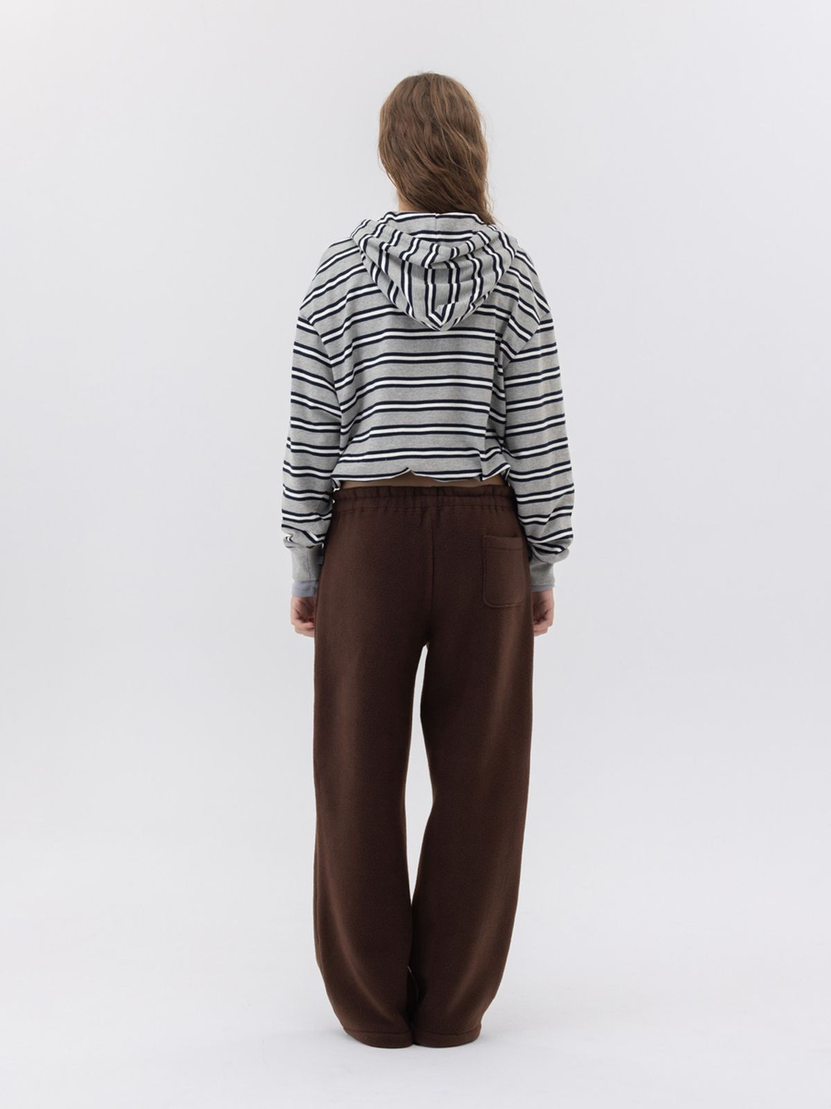 글로니(GLOWNY) G FLEECE PANTS (BROWN)