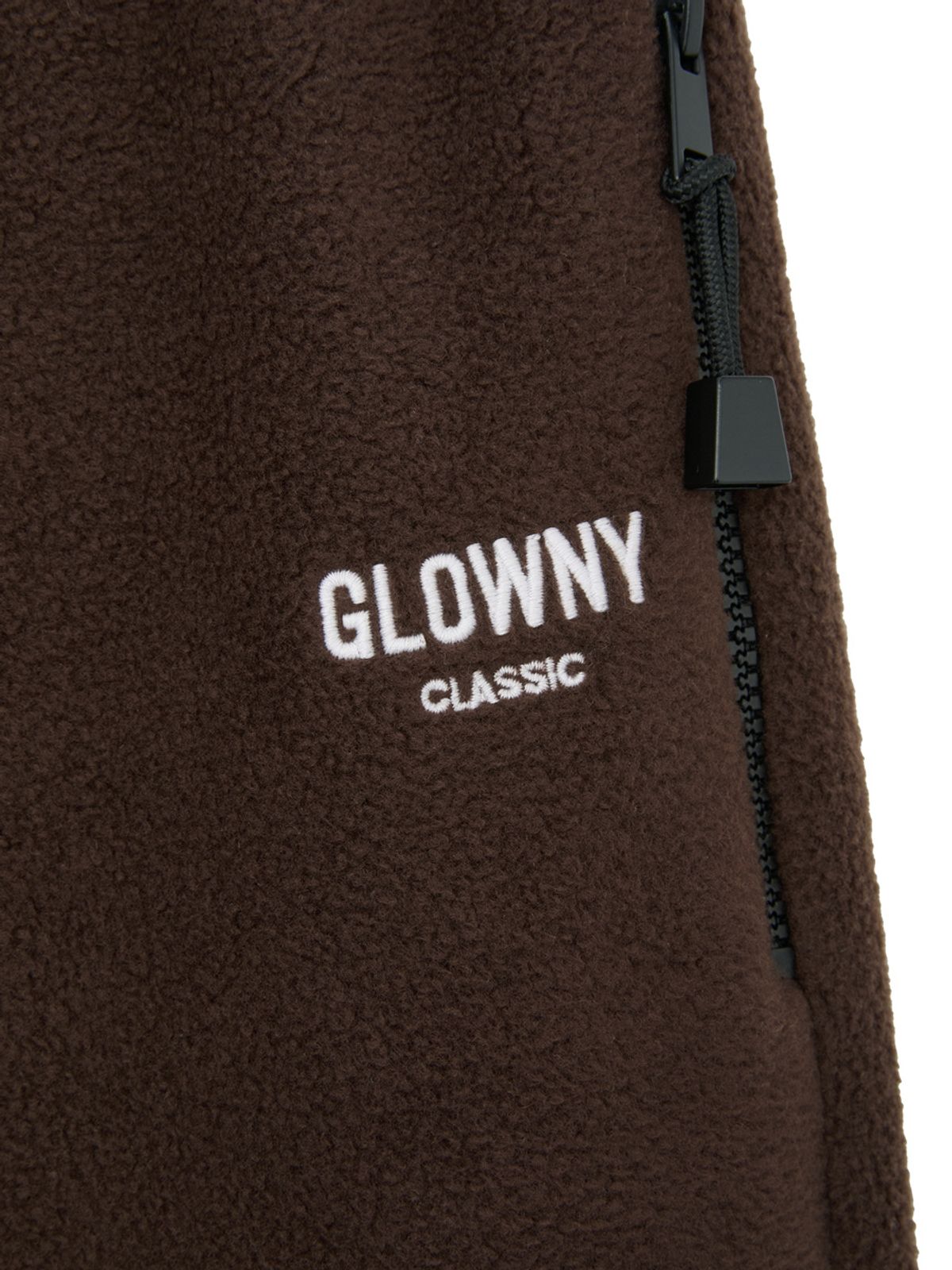 글로니(GLOWNY) G FLEECE PANTS (BROWN)